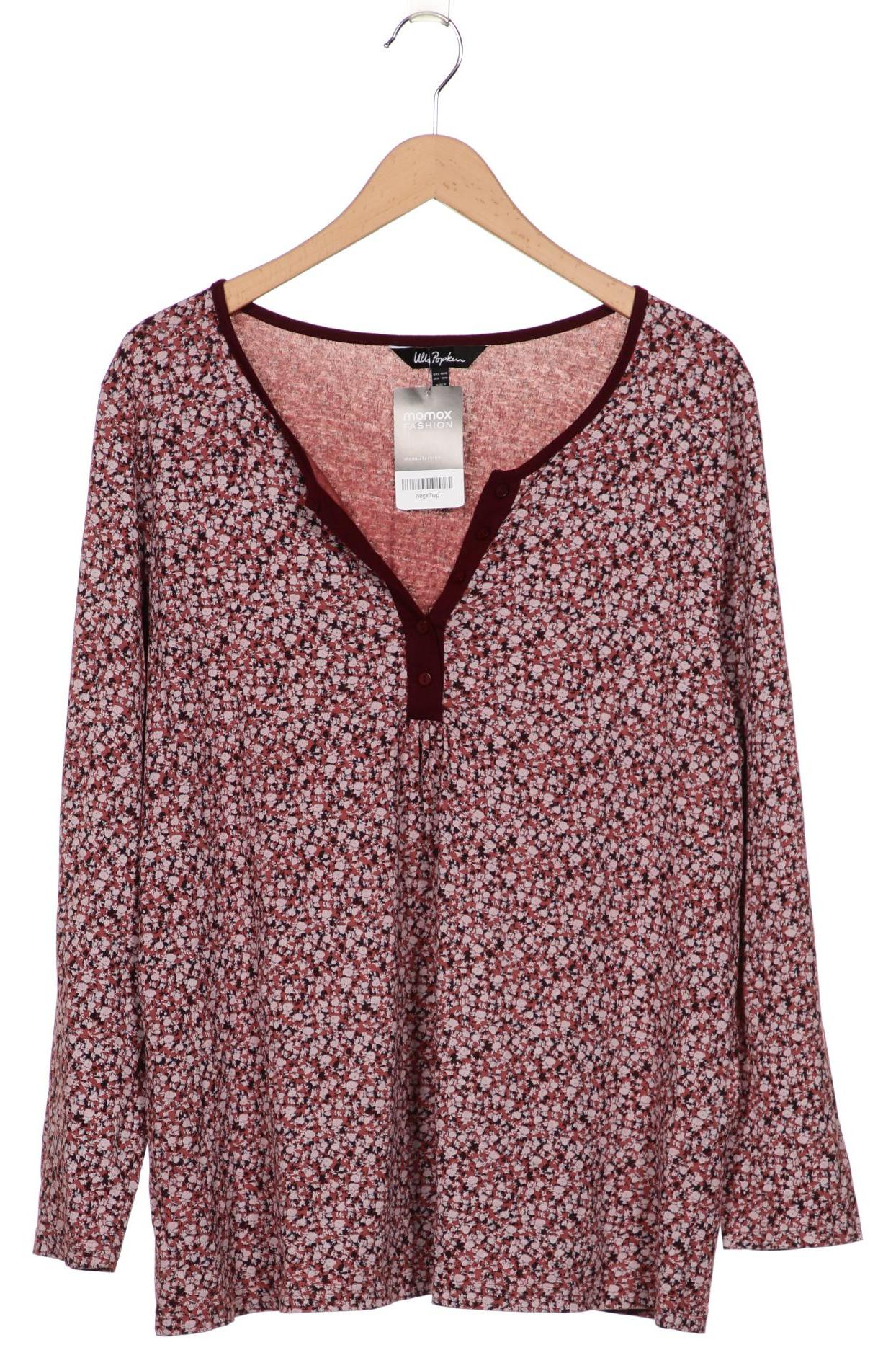 

Ulla Popken Damen Langarmshirt, bordeaux