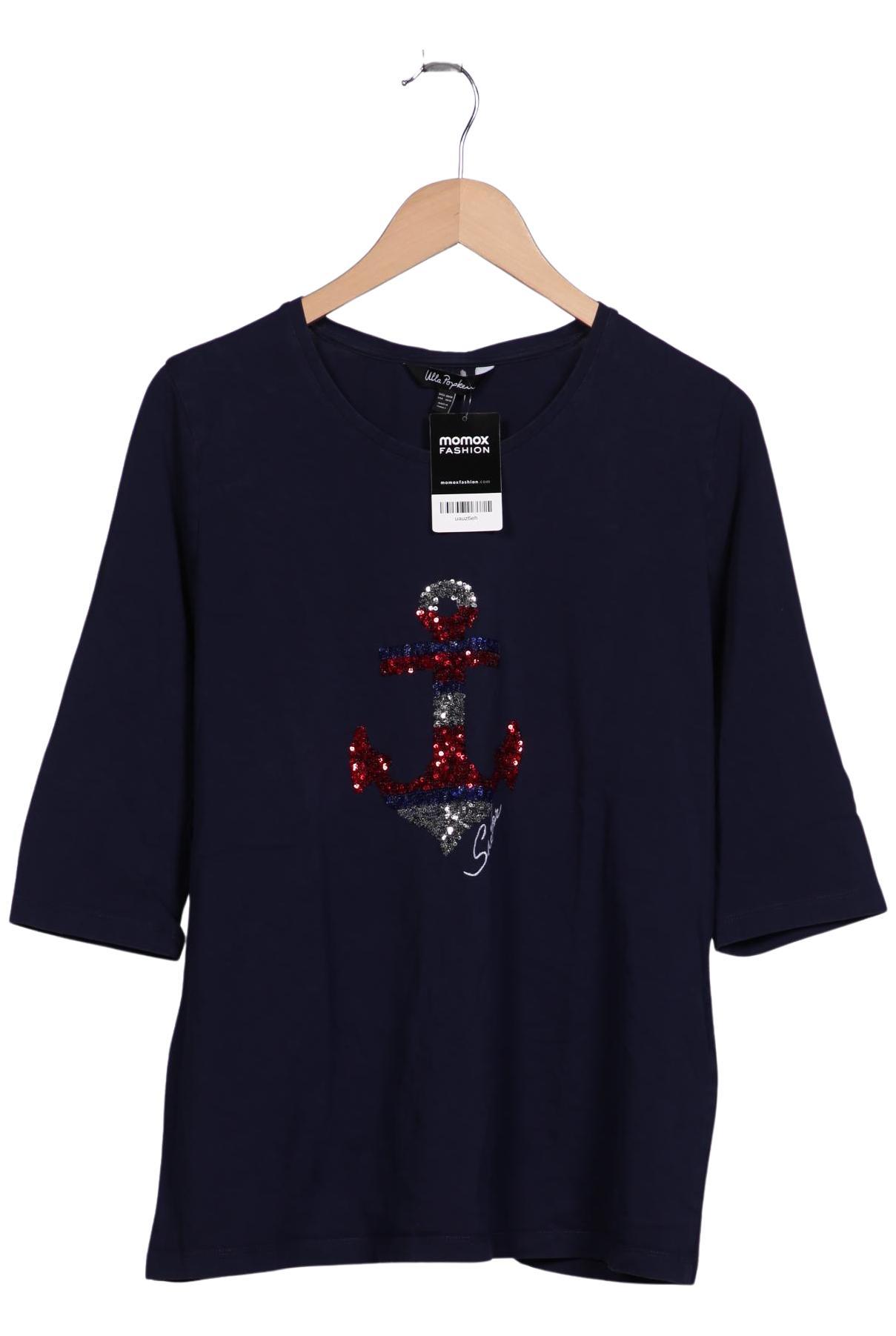 

Ulla Popken Damen Langarmshirt, marineblau, Gr. 46