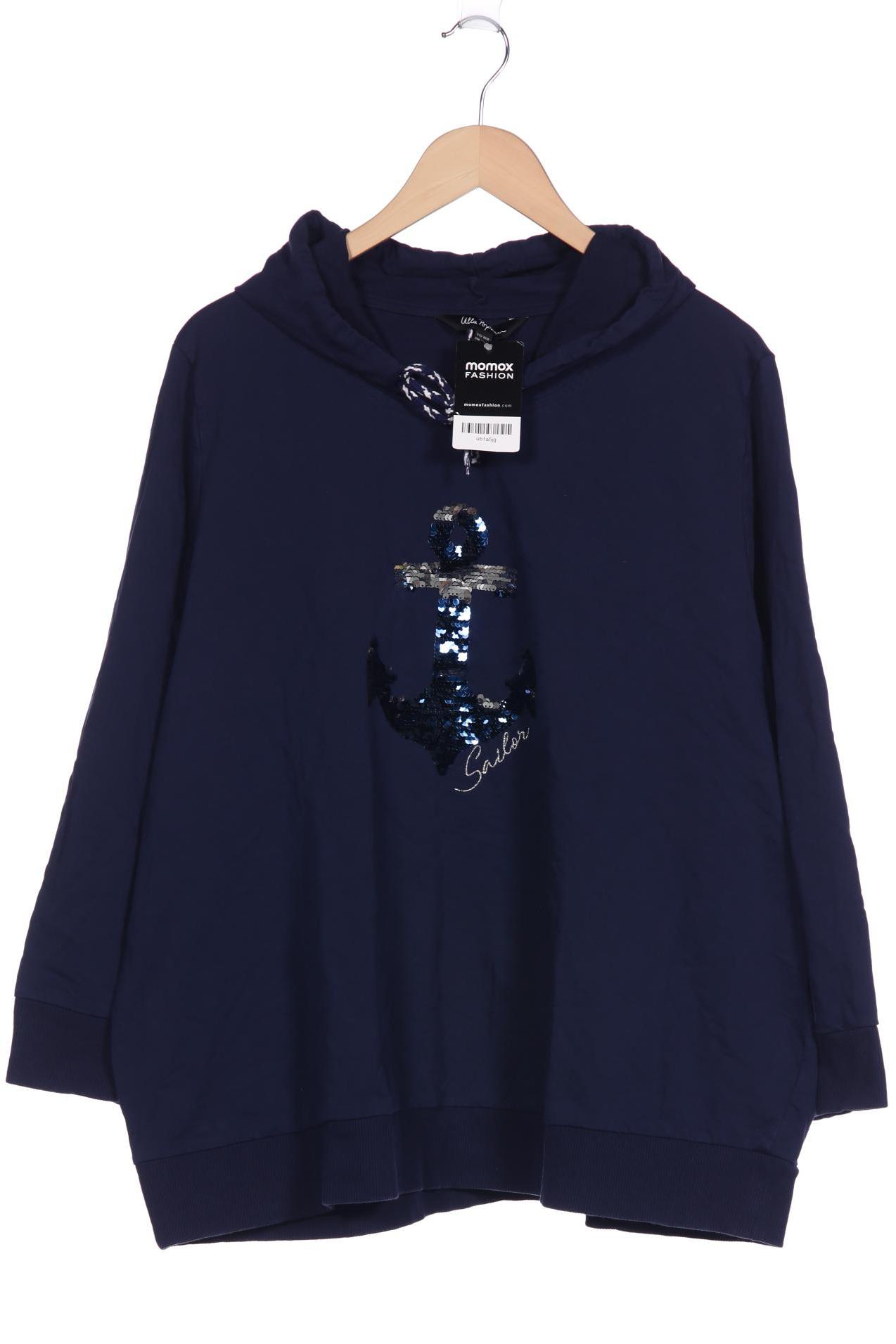 

Ulla Popken Damen Kapuzenpullover, marineblau