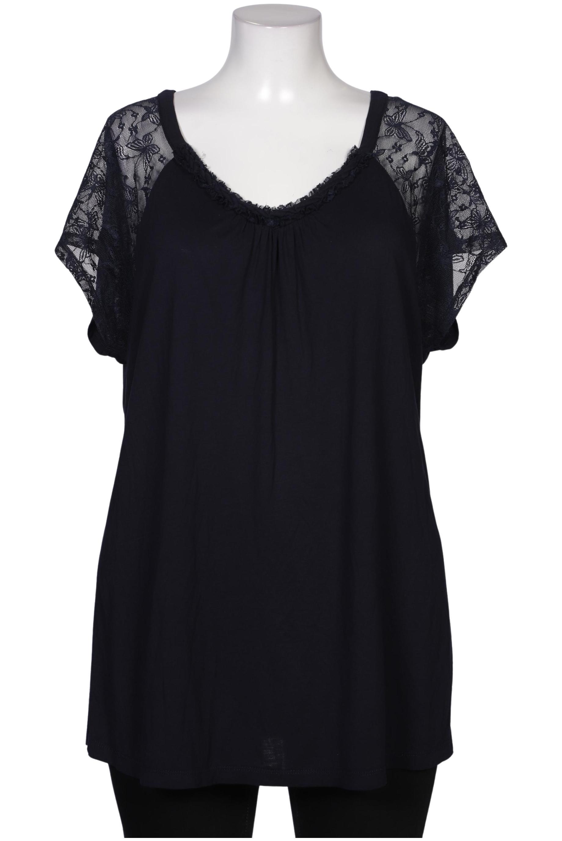 

Ulla Popken Damen Bluse, marineblau, Gr. 46