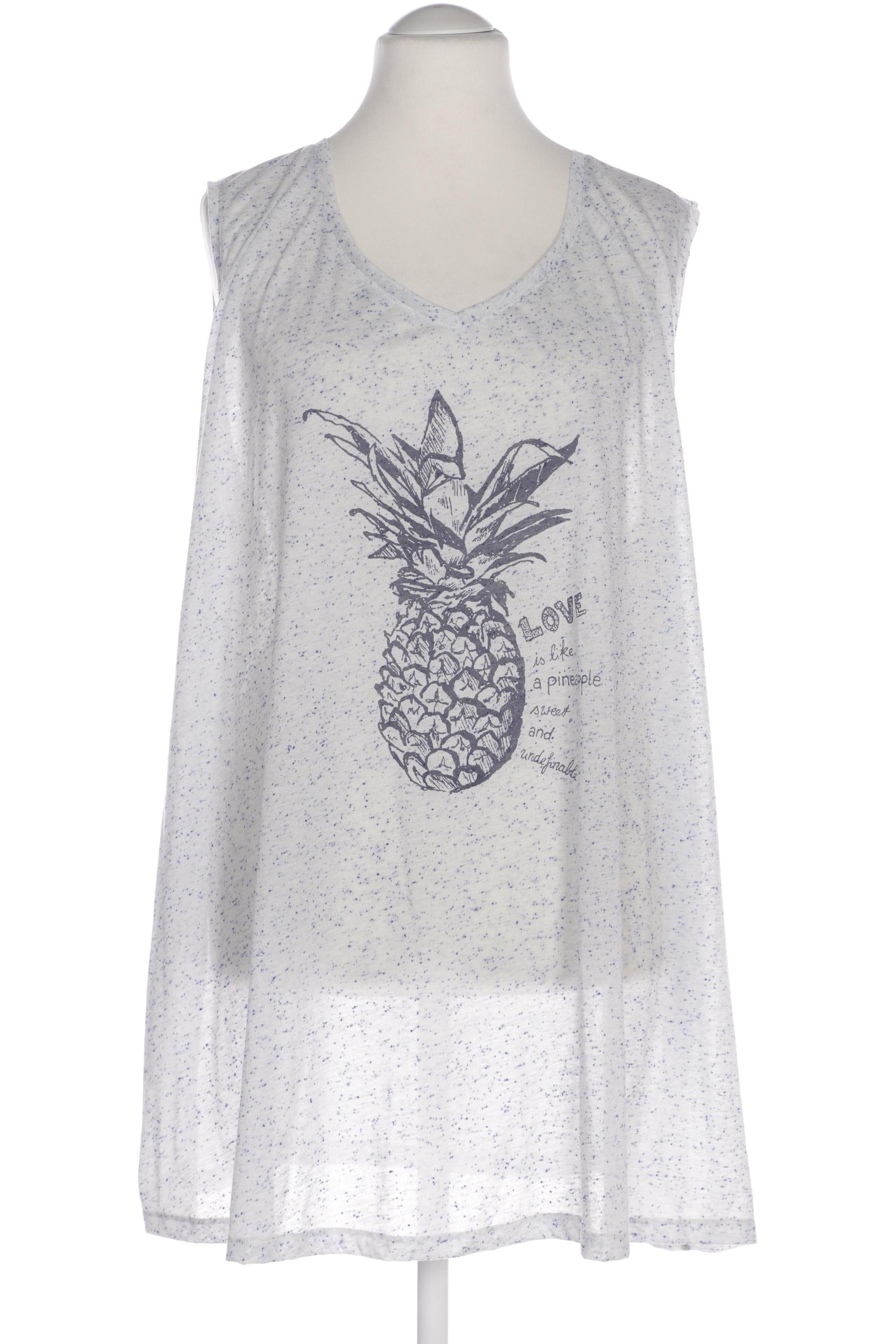 

Ulla Popken Damen Top, hellblau, Gr. 62