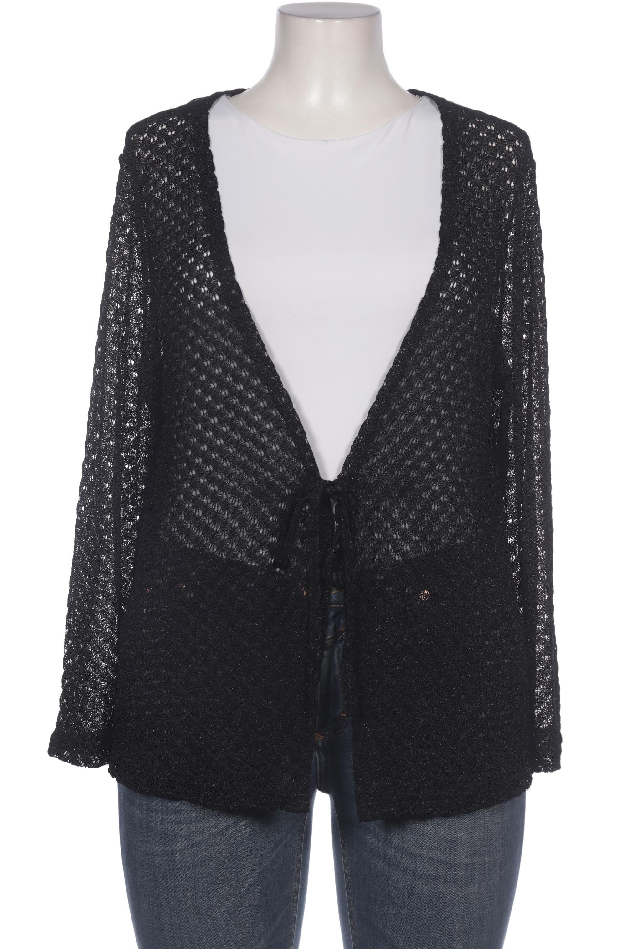 

Ulla Popken Damen Strickjacke, schwarz, Gr. 46
