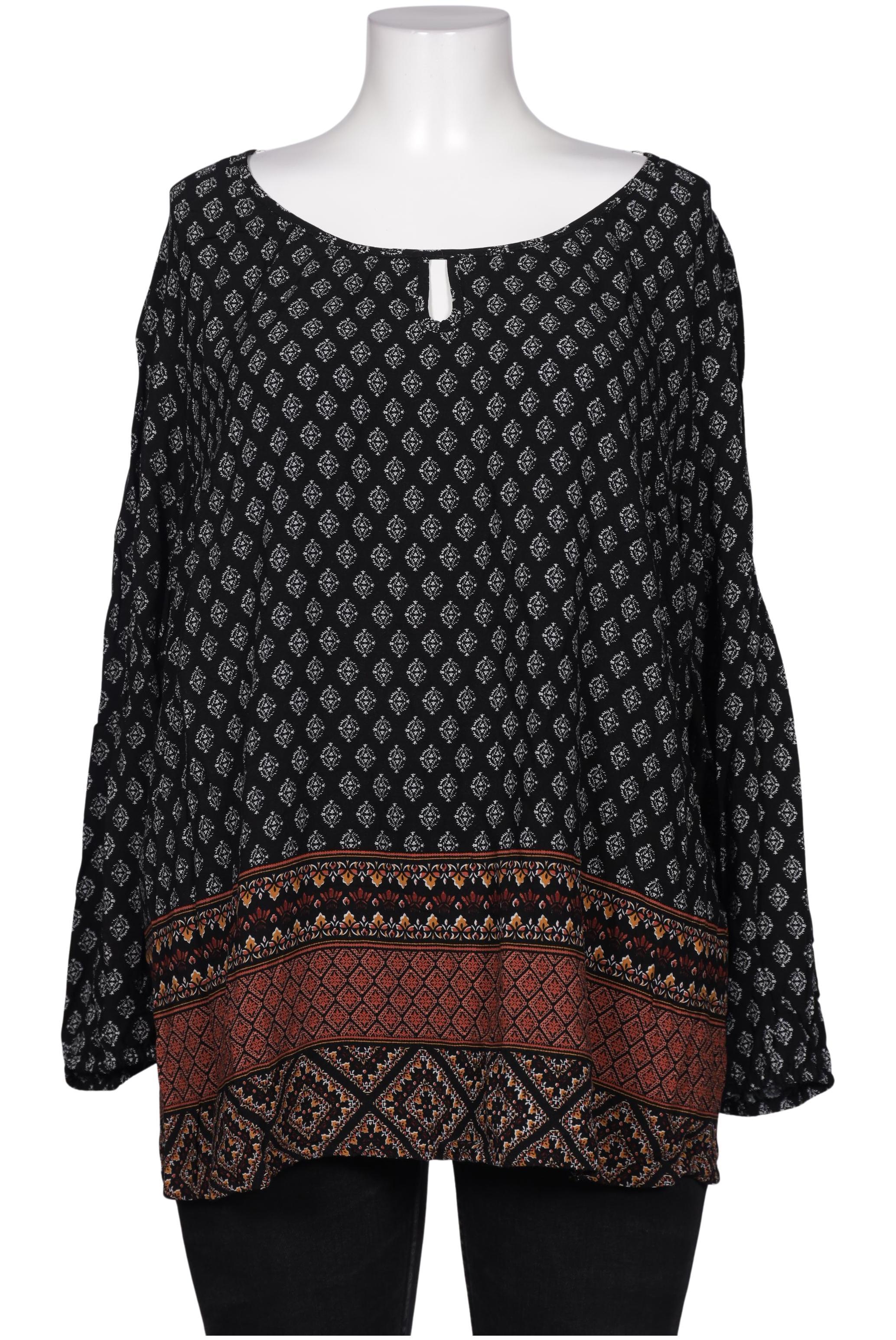 

Ulla Popken Damen Bluse, schwarz, Gr. 46