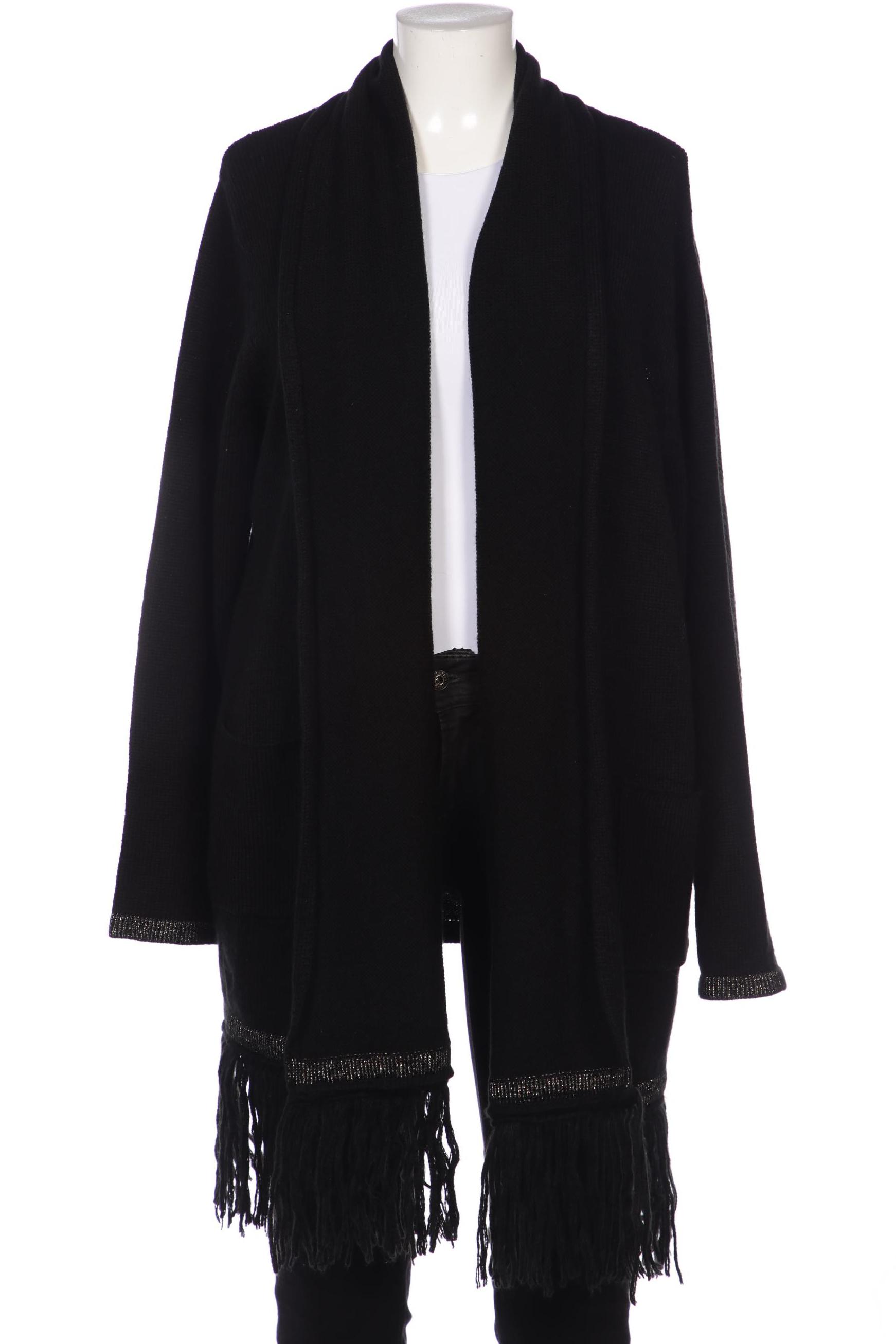 

Ulla Popken Damen Strickjacke, schwarz, Gr. 46