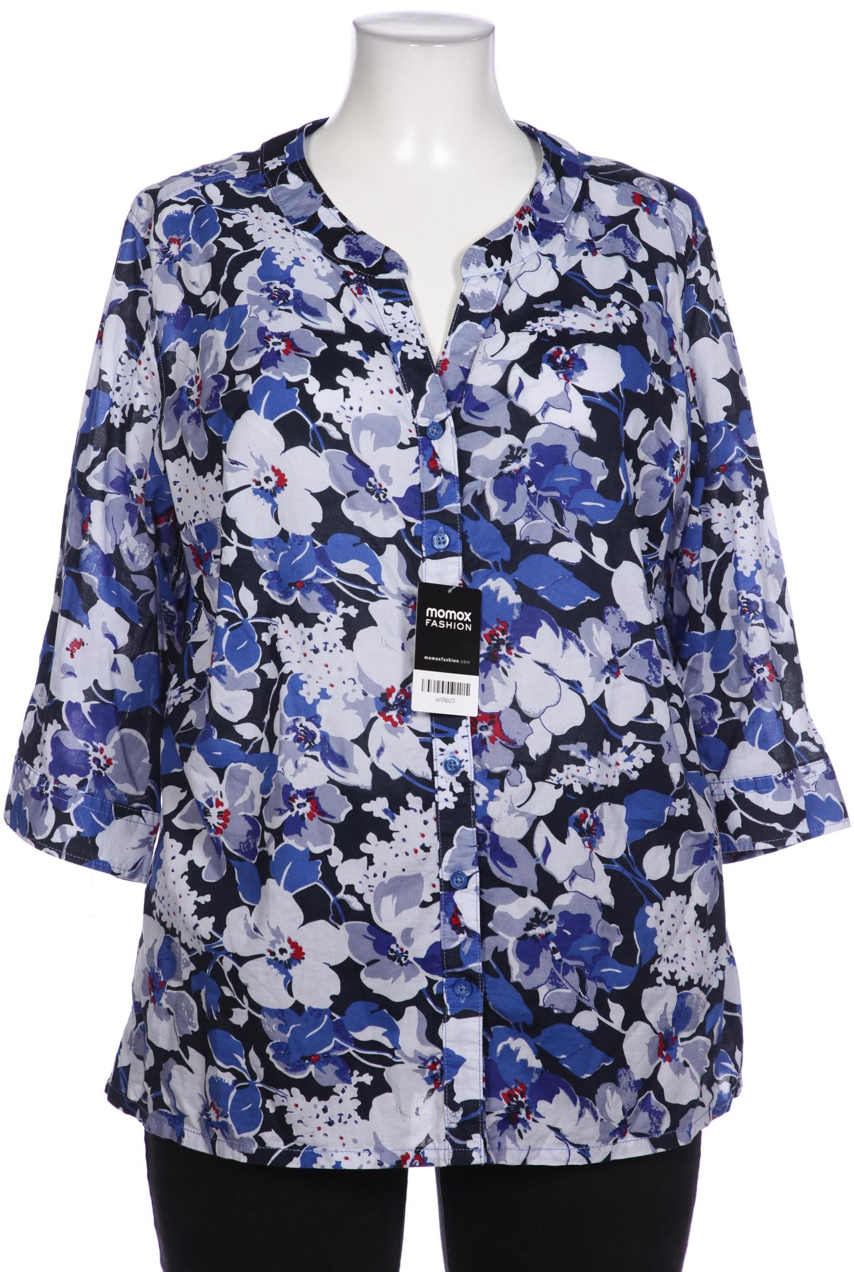 

Ulla Popken Damen Bluse, blau, Gr. 46