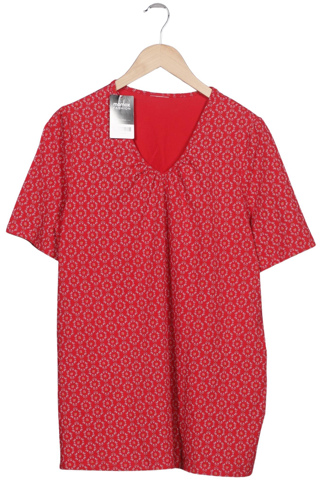 

Ulla Popken Damen T-Shirt, rot, Gr. 46