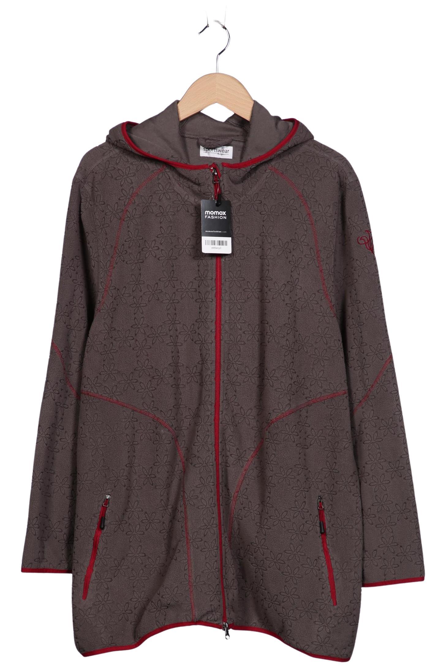 

Ulla Popken Damen Kapuzenpullover, grau, Gr. 50