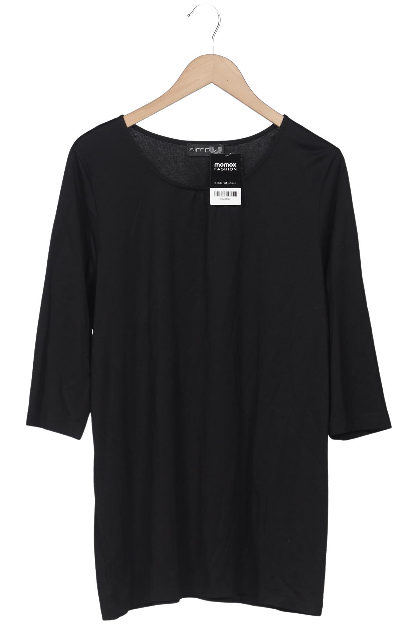 

Ulla Popken Damen Langarmshirt, schwarz, Gr. 46