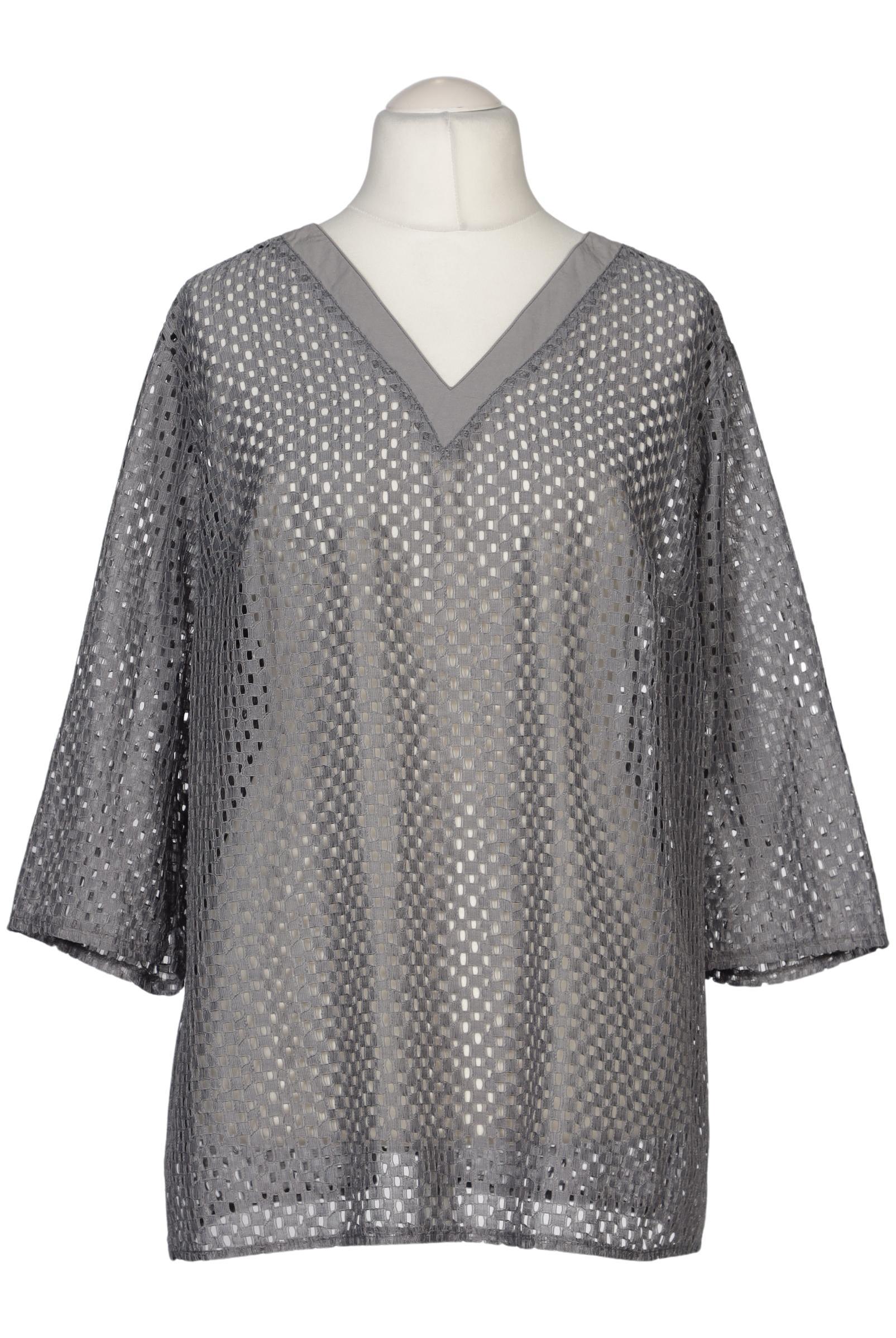 

Ulla Popken Damen Bluse, grau, Gr. 50