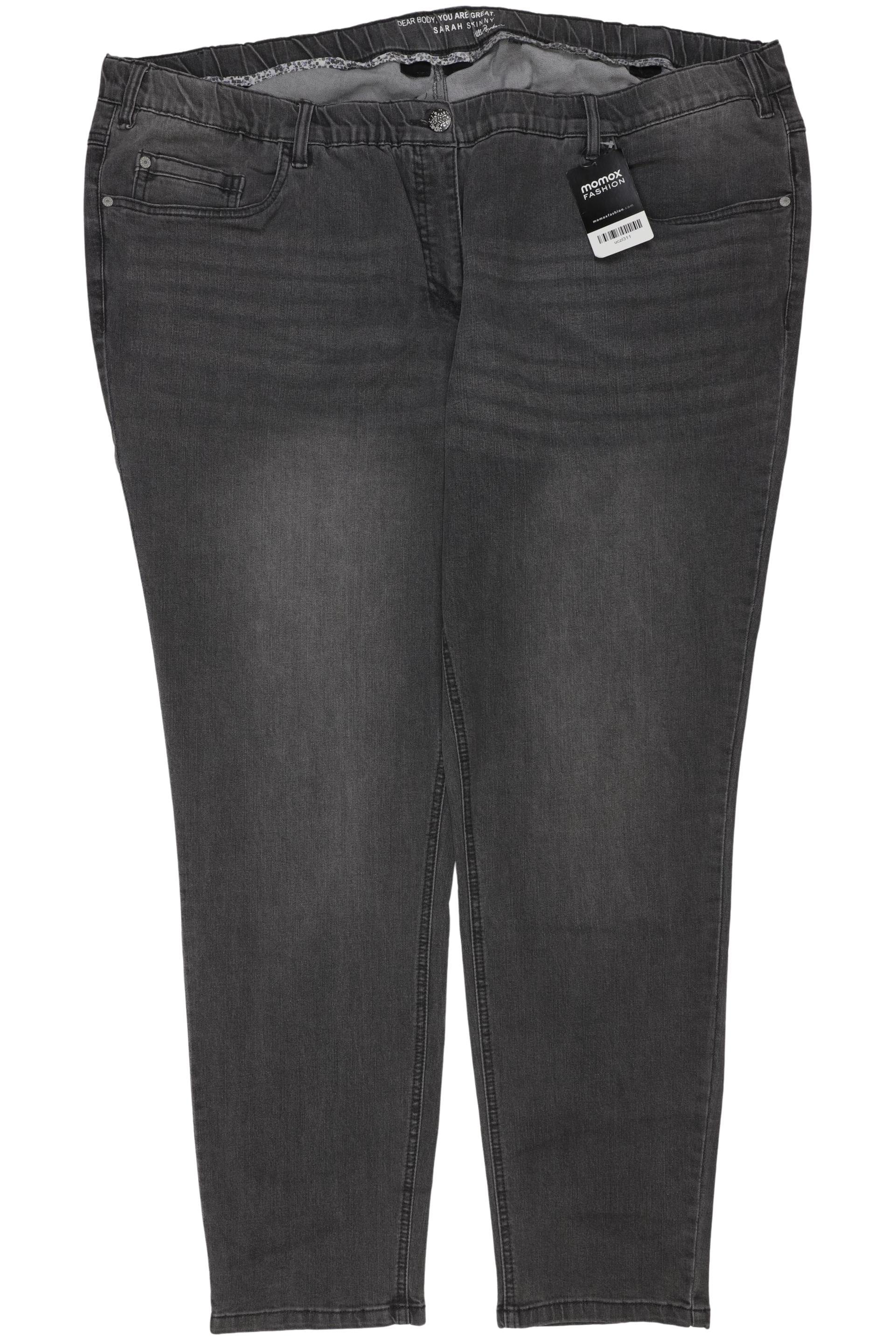 

Ulla Popken Damen Jeans, grau, Gr. 56