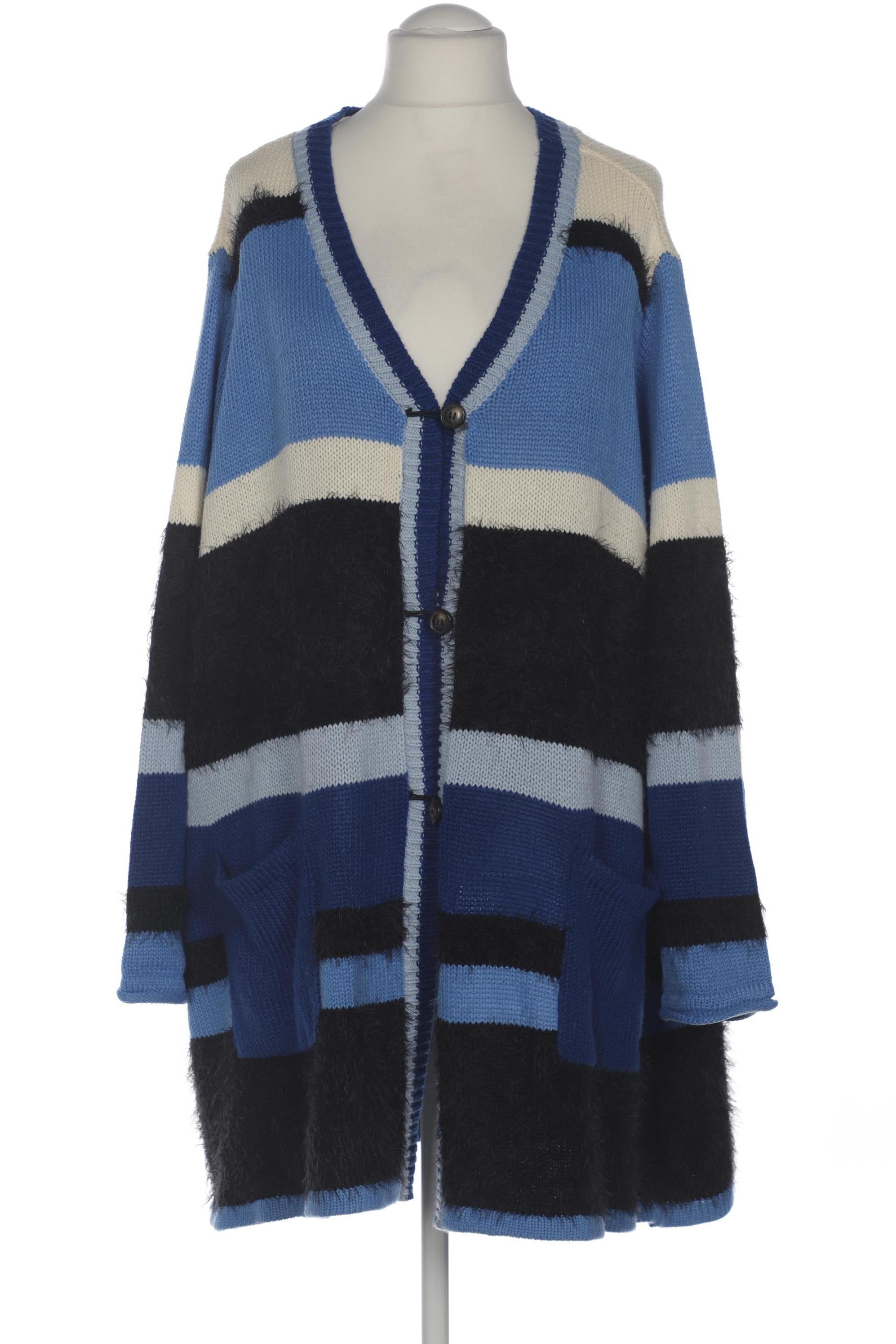 

Ulla Popken Damen Strickjacke, blau, Gr. 62