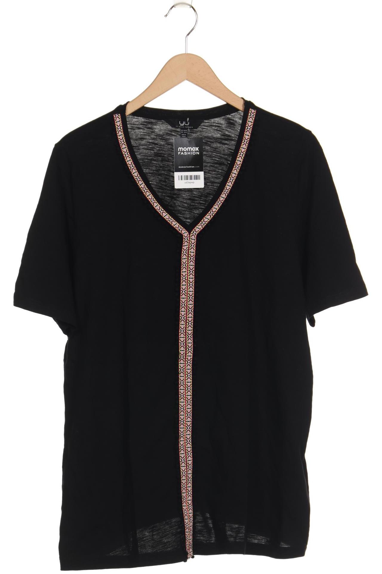 

Ulla Popken Damen T-Shirt, schwarz, Gr. 46