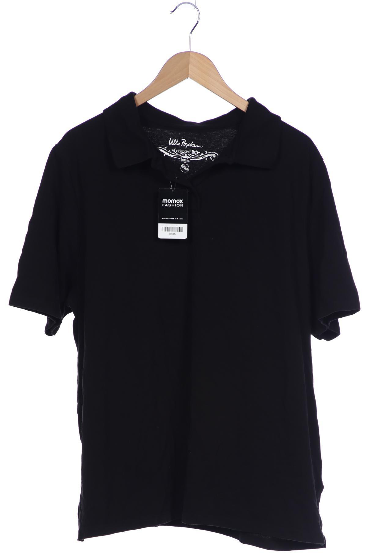 

Ulla Popken Damen Poloshirt, schwarz, Gr. 50