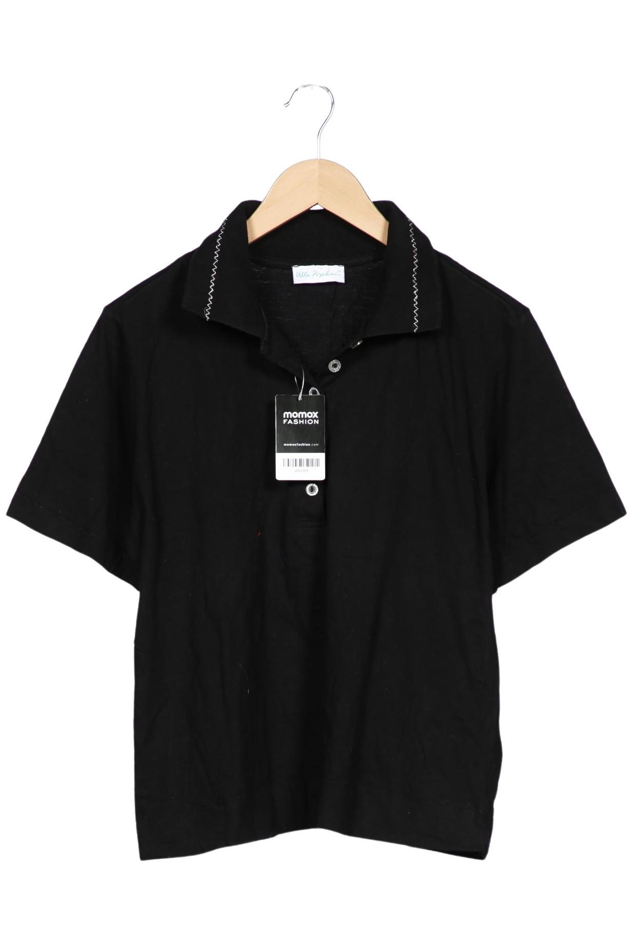 

Ulla Popken Damen Poloshirt, schwarz, Gr. 48