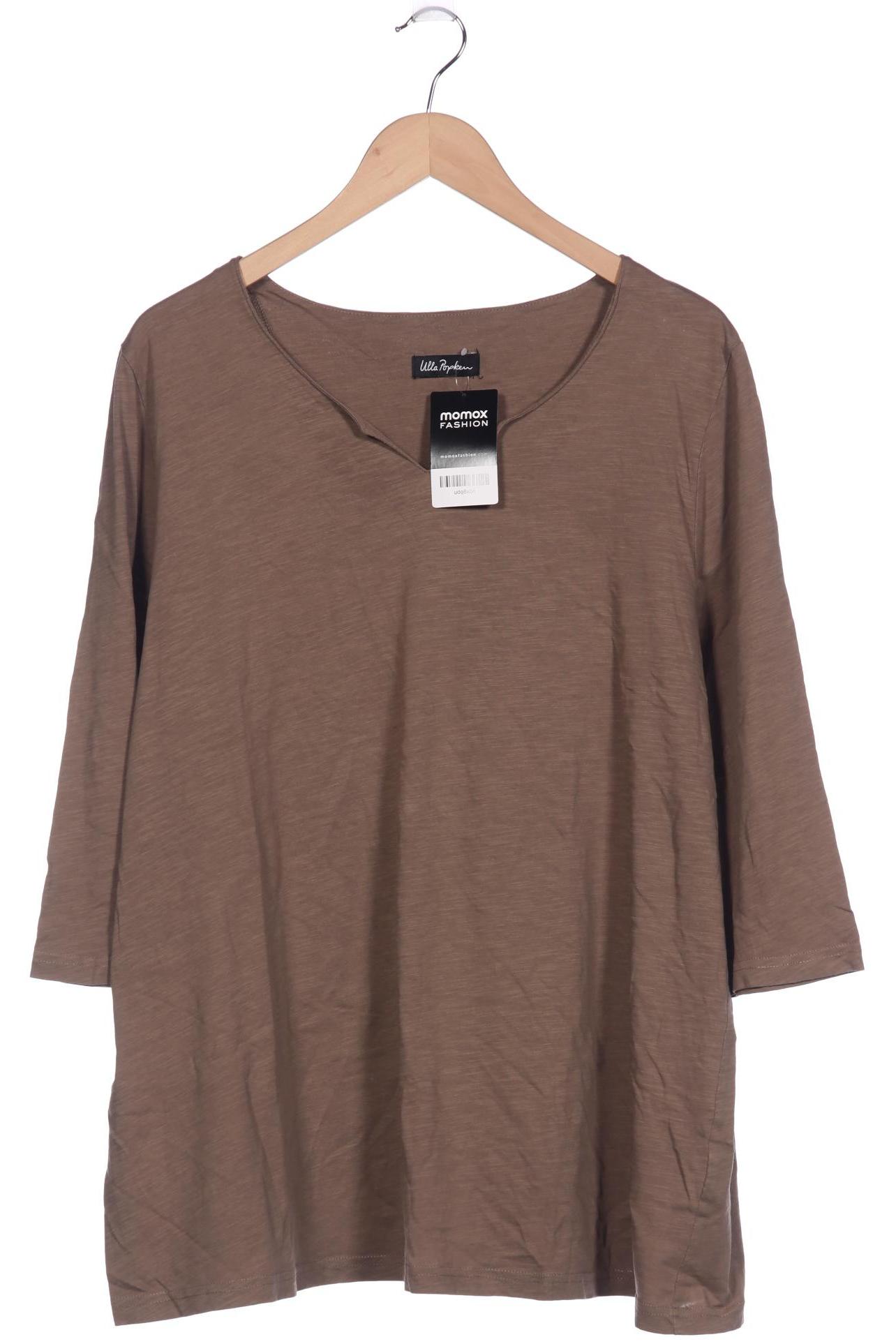 

Ulla Popken Damen Langarmshirt, braun, Gr. 48