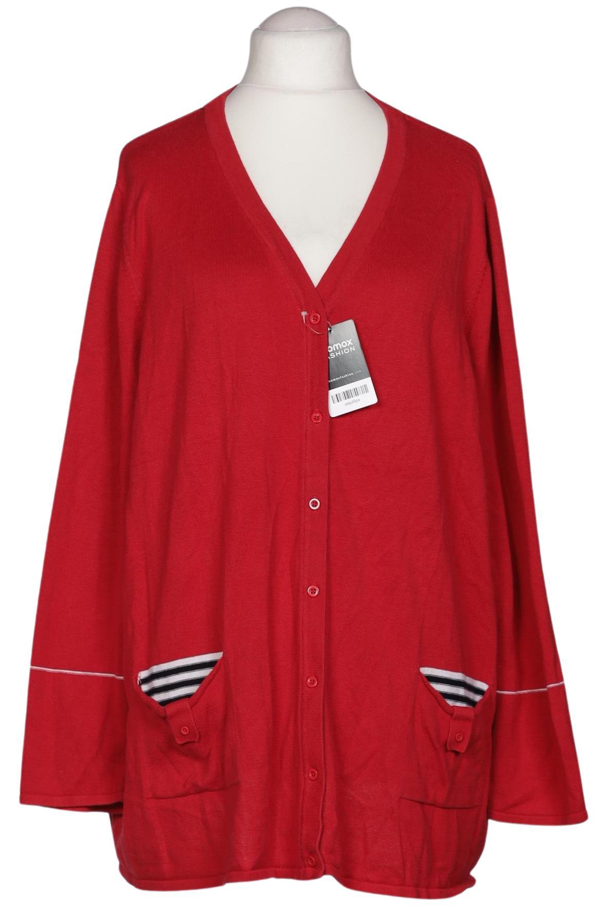 

Ulla Popken Damen Strickjacke, rot, Gr. 54