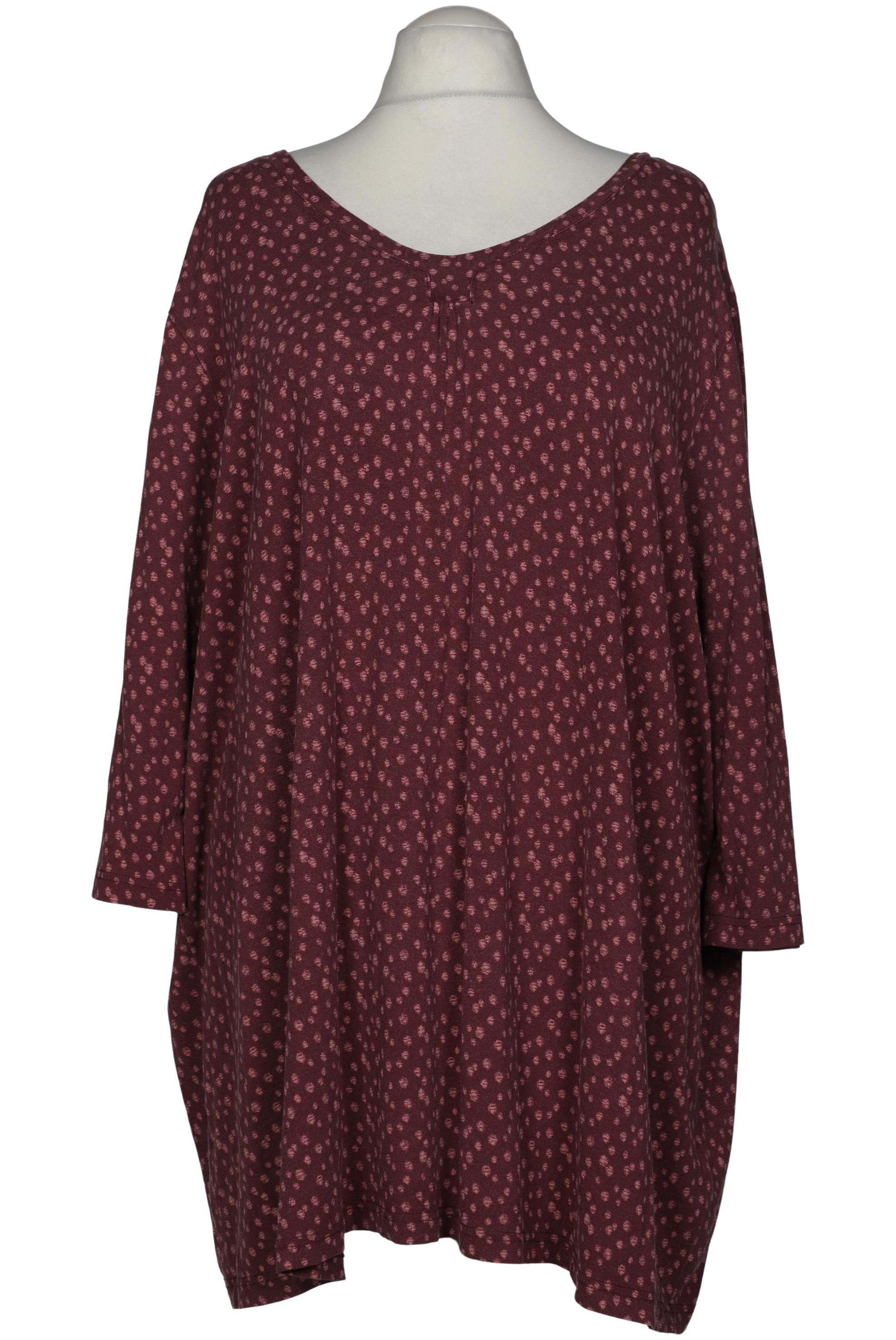 

Ulla Popken Damen T-Shirt, bordeaux, Gr. 58