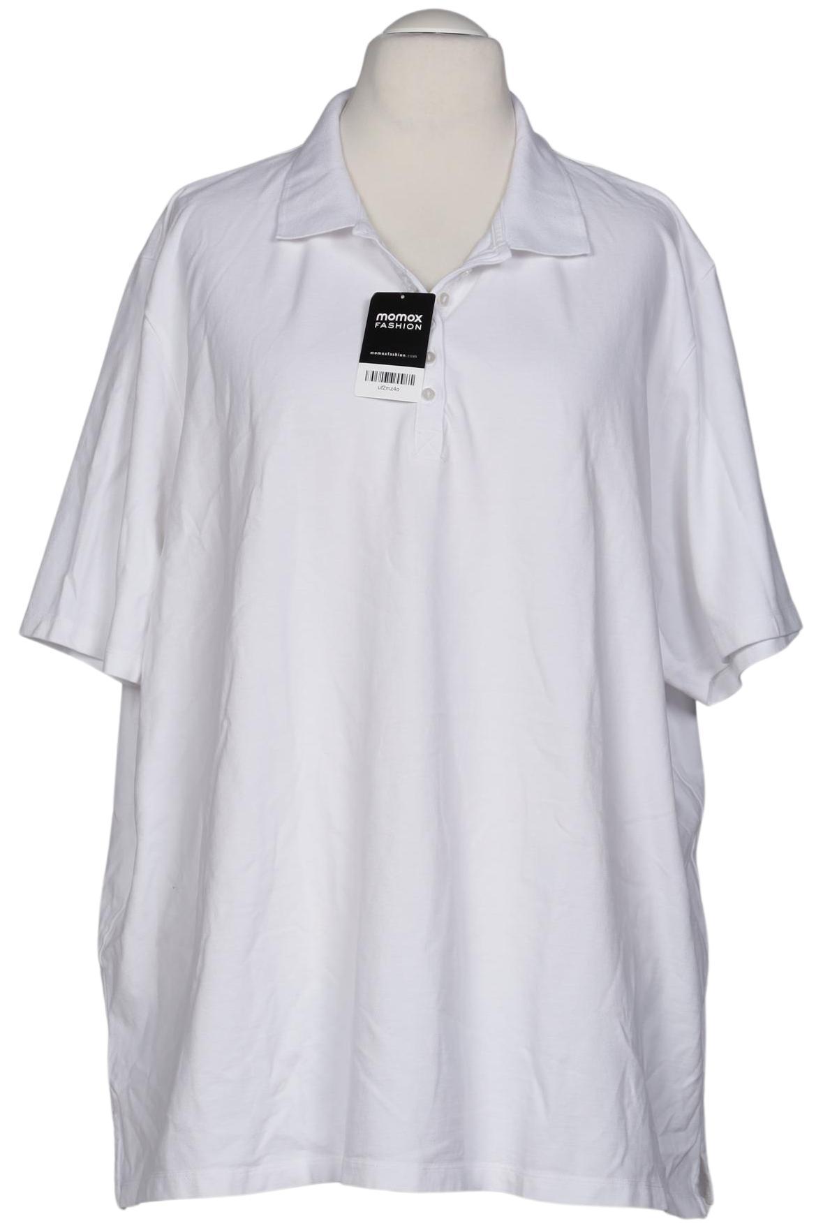 

Ulla Popken Damen Poloshirt, weiß, Gr. 58
