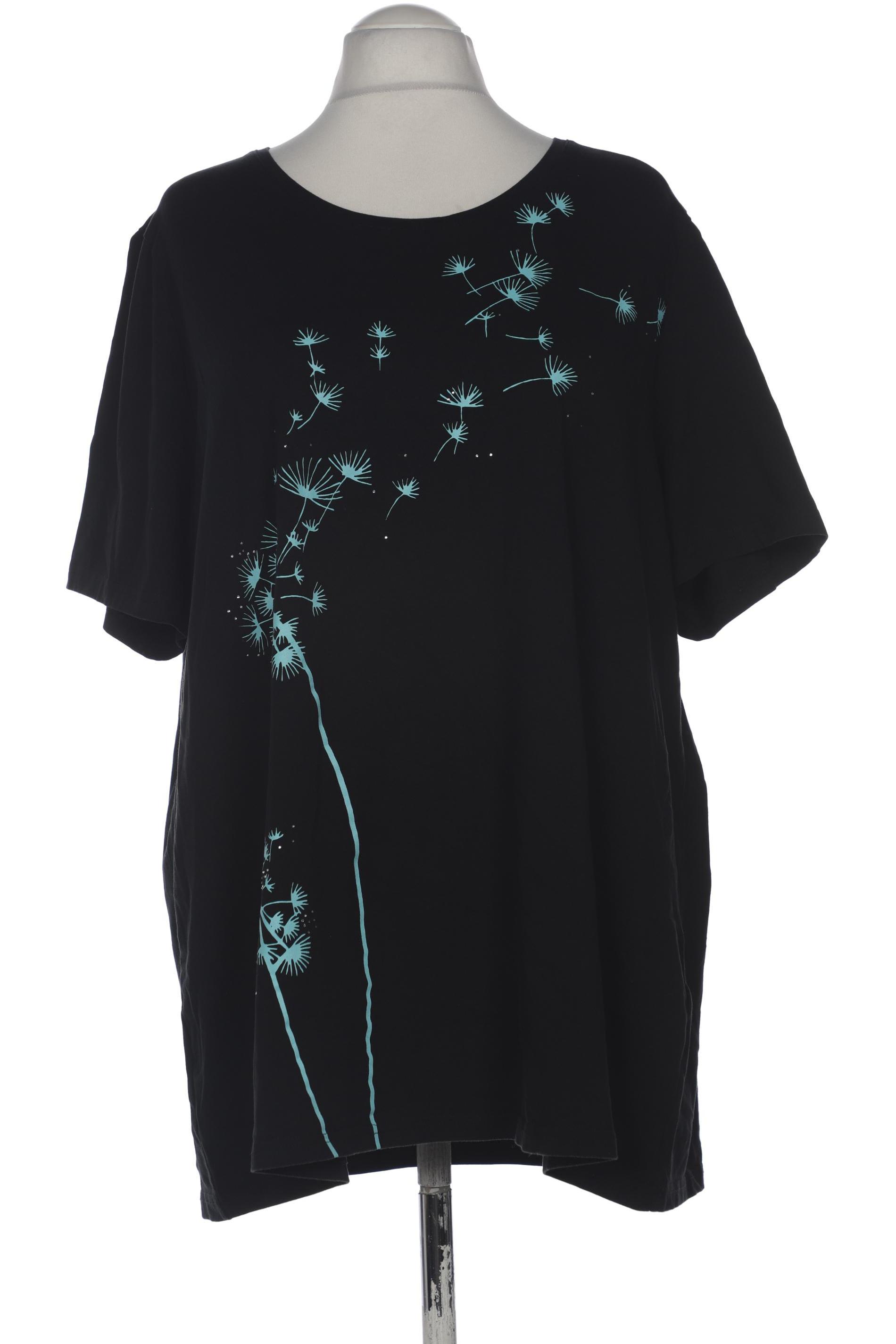 

Ulla Popken Damen T-Shirt, schwarz, Gr. 54