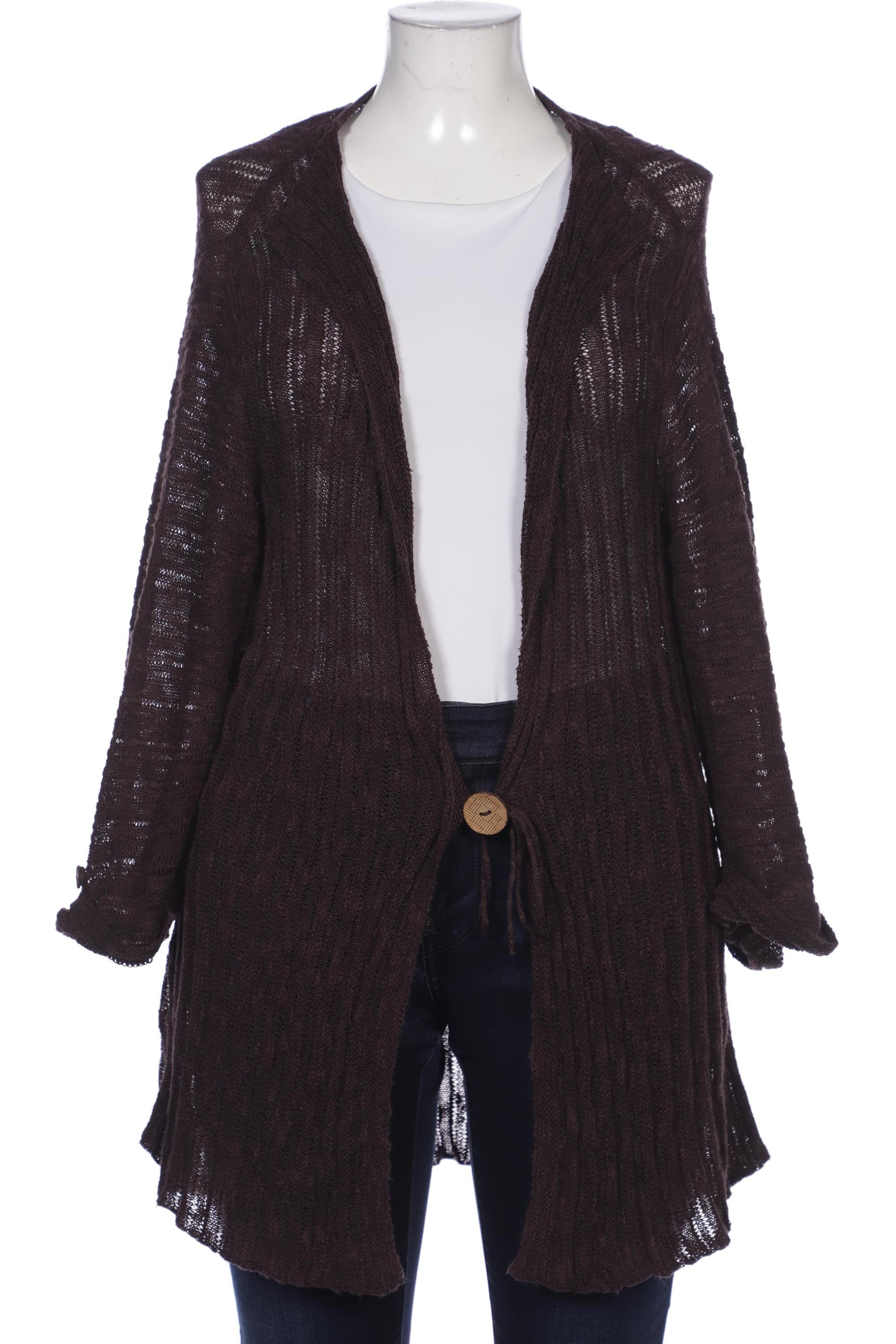 

Ulla Popken Damen Strickjacke, braun, Gr. 42