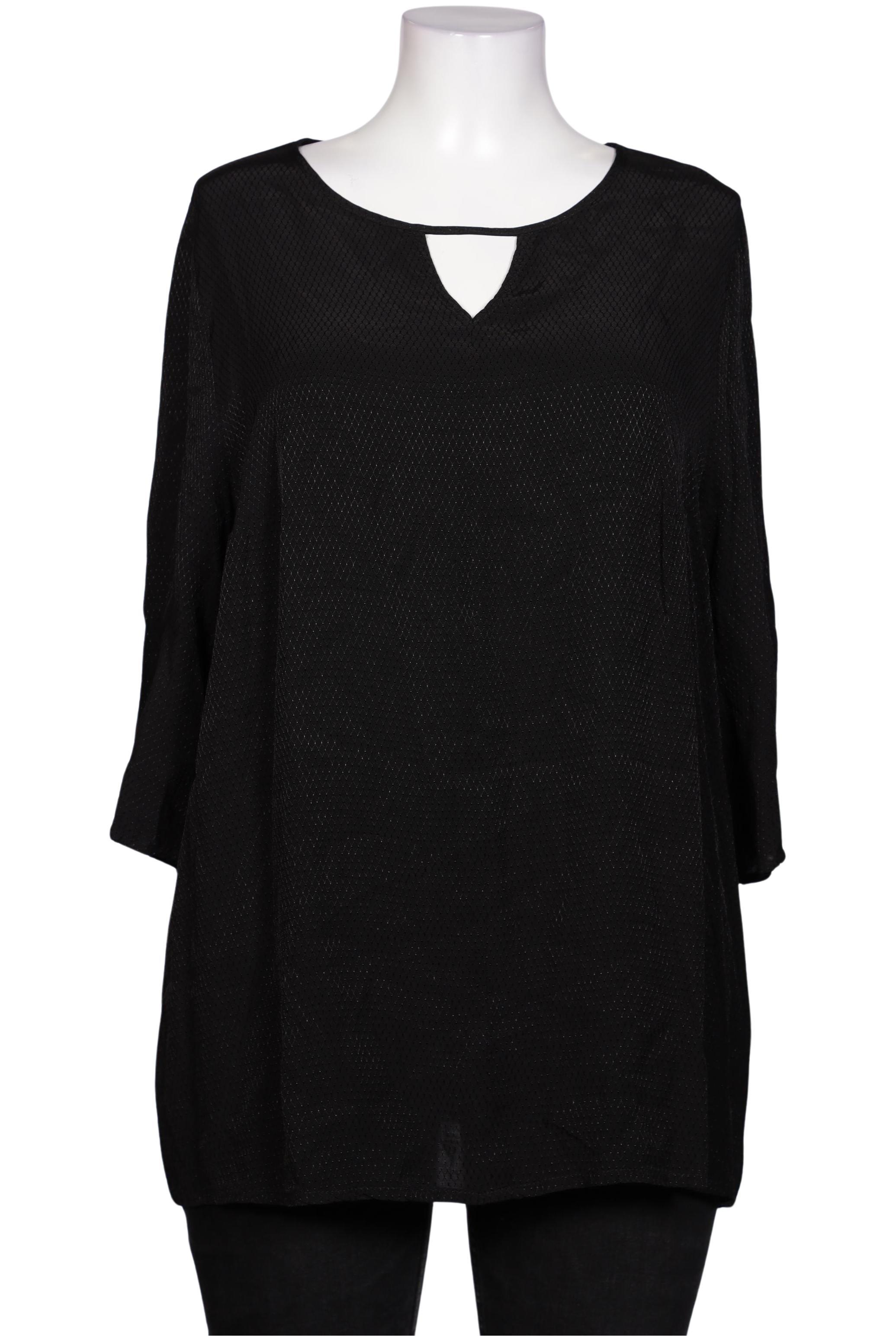 

Ulla Popken Damen Bluse, schwarz, Gr. 46