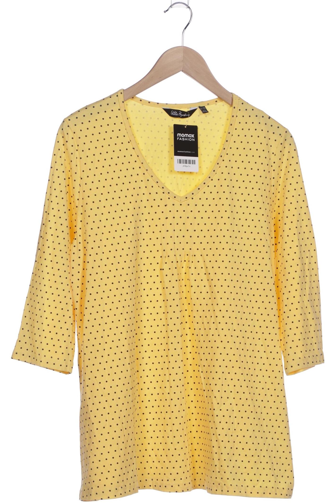 

Ulla Popken Damen Langarmshirt, gelb, Gr. 42