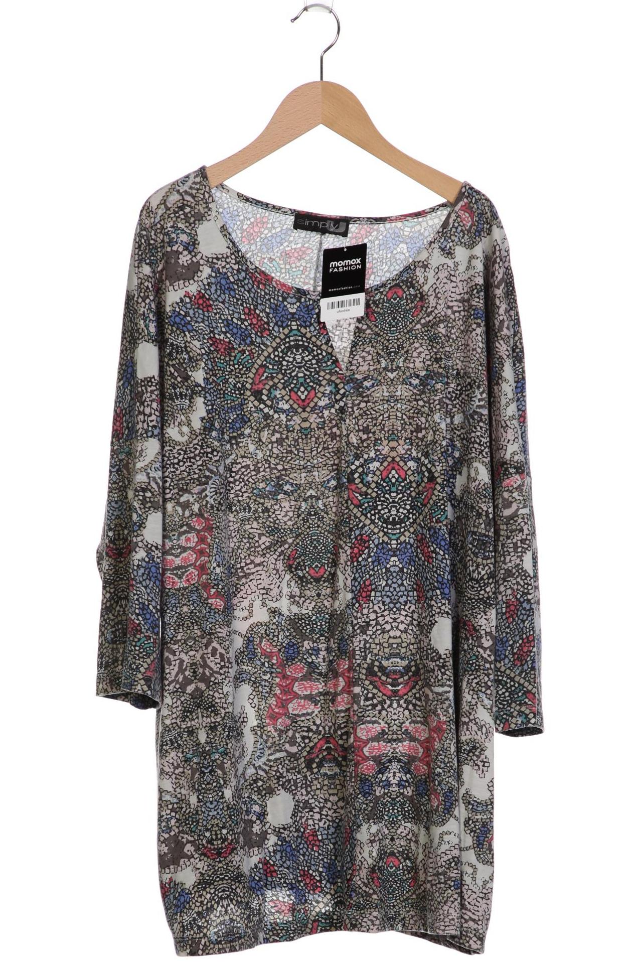 

Ulla Popken Damen Langarmshirt, mehrfarbig, Gr. 48