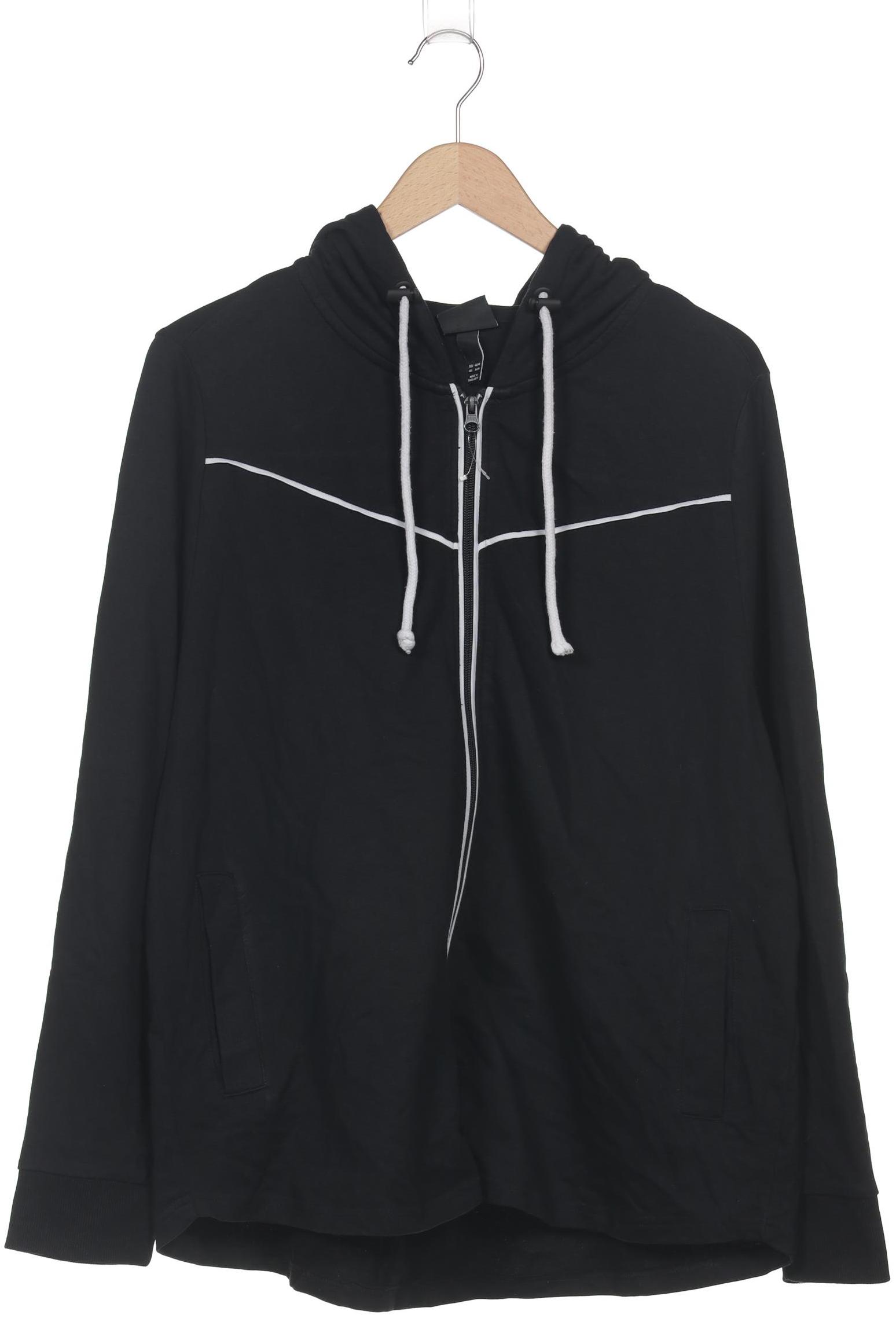 

Ulla Popken Damen Kapuzenpullover, schwarz, Gr. 46