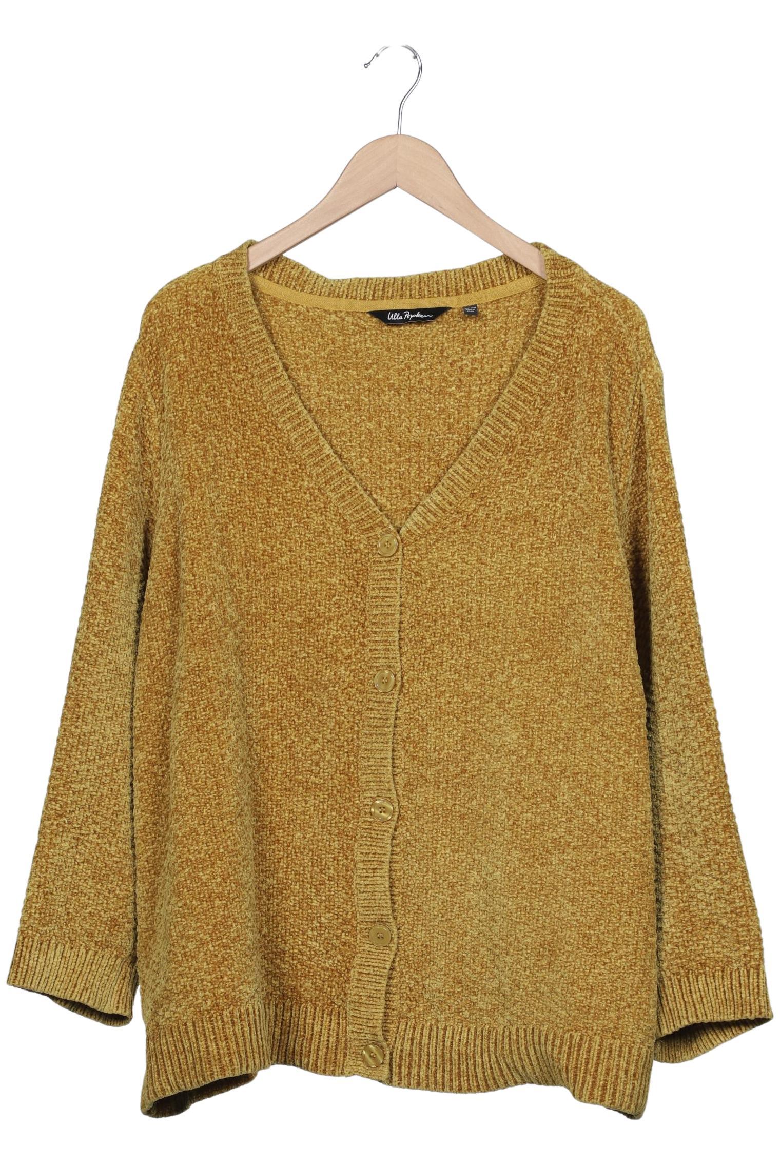 

Ulla Popken Damen Strickjacke, gelb, Gr. 50