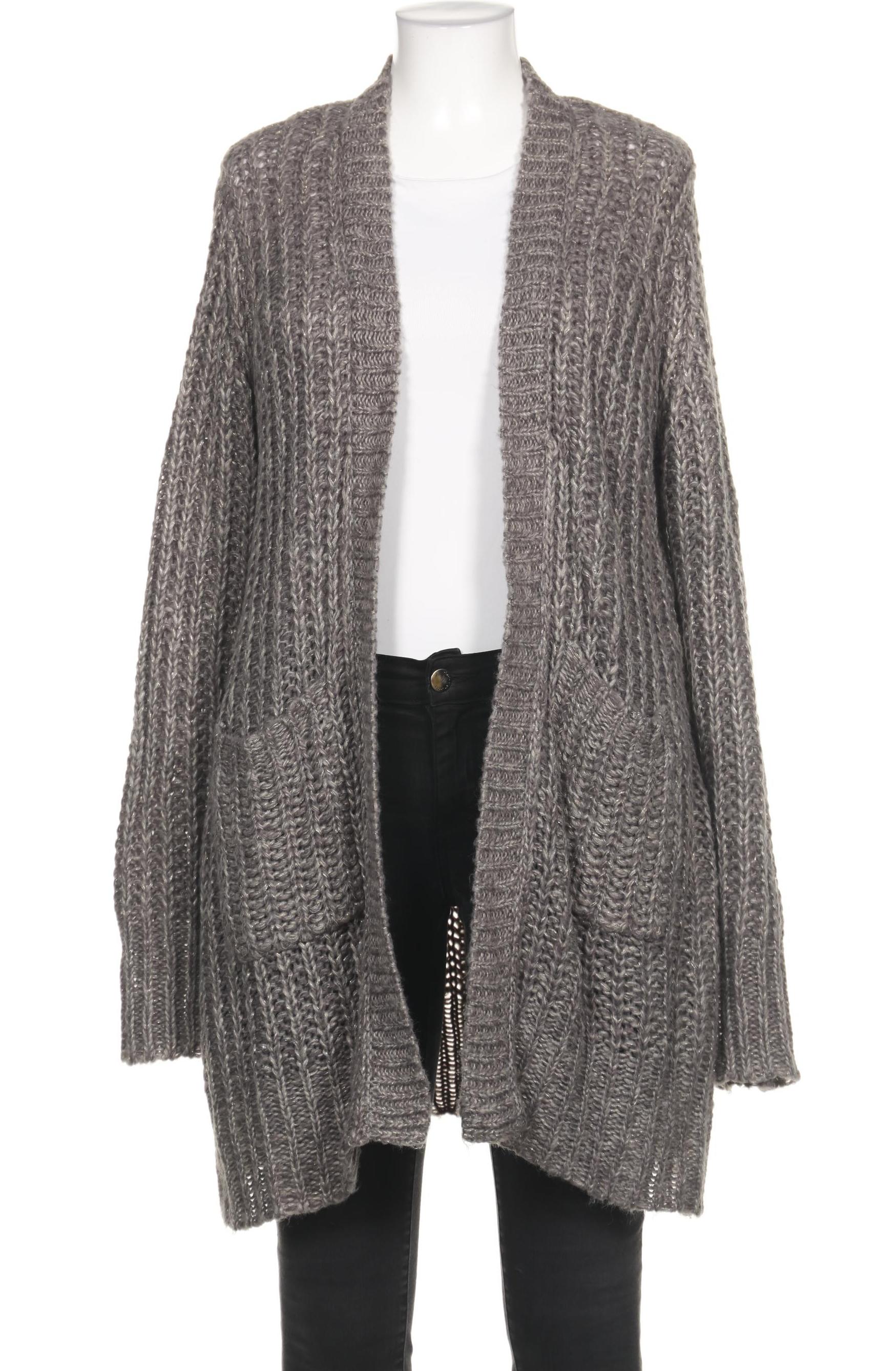 

Ulla Popken Damen Strickjacke, grau, Gr. 44