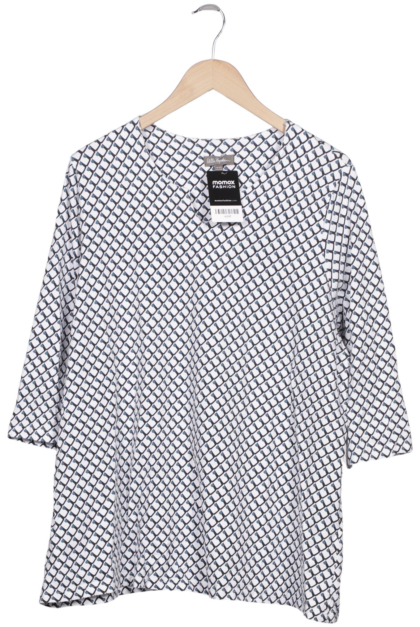 

Ulla Popken Damen Langarmshirt, weiß, Gr. 50