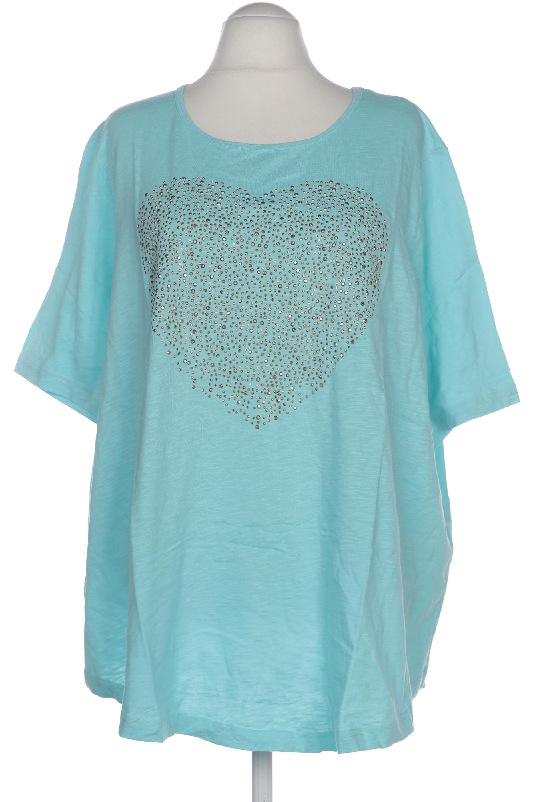 

Ulla Popken Damen T-Shirt, hellblau, Gr. 58