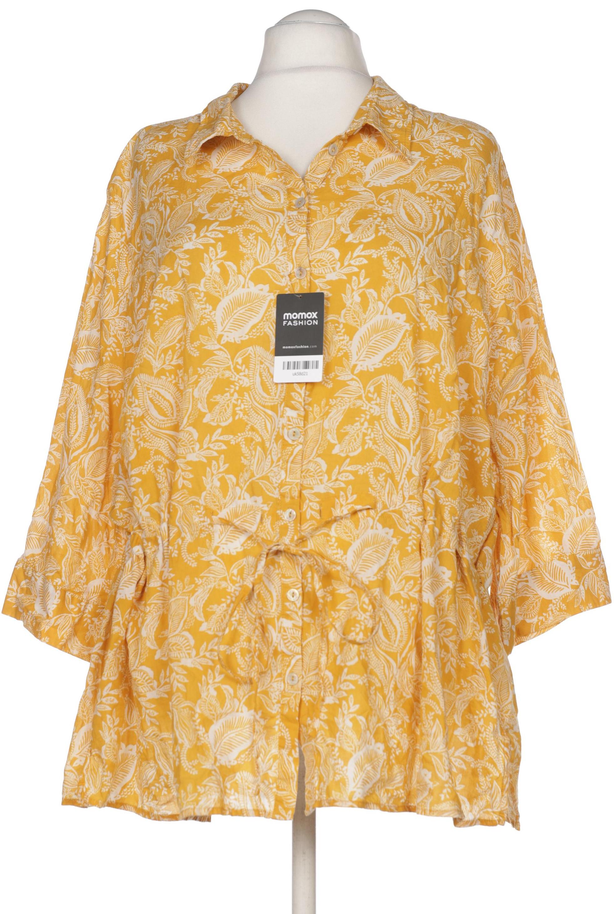 

Ulla Popken Damen Bluse, gelb, Gr. 24