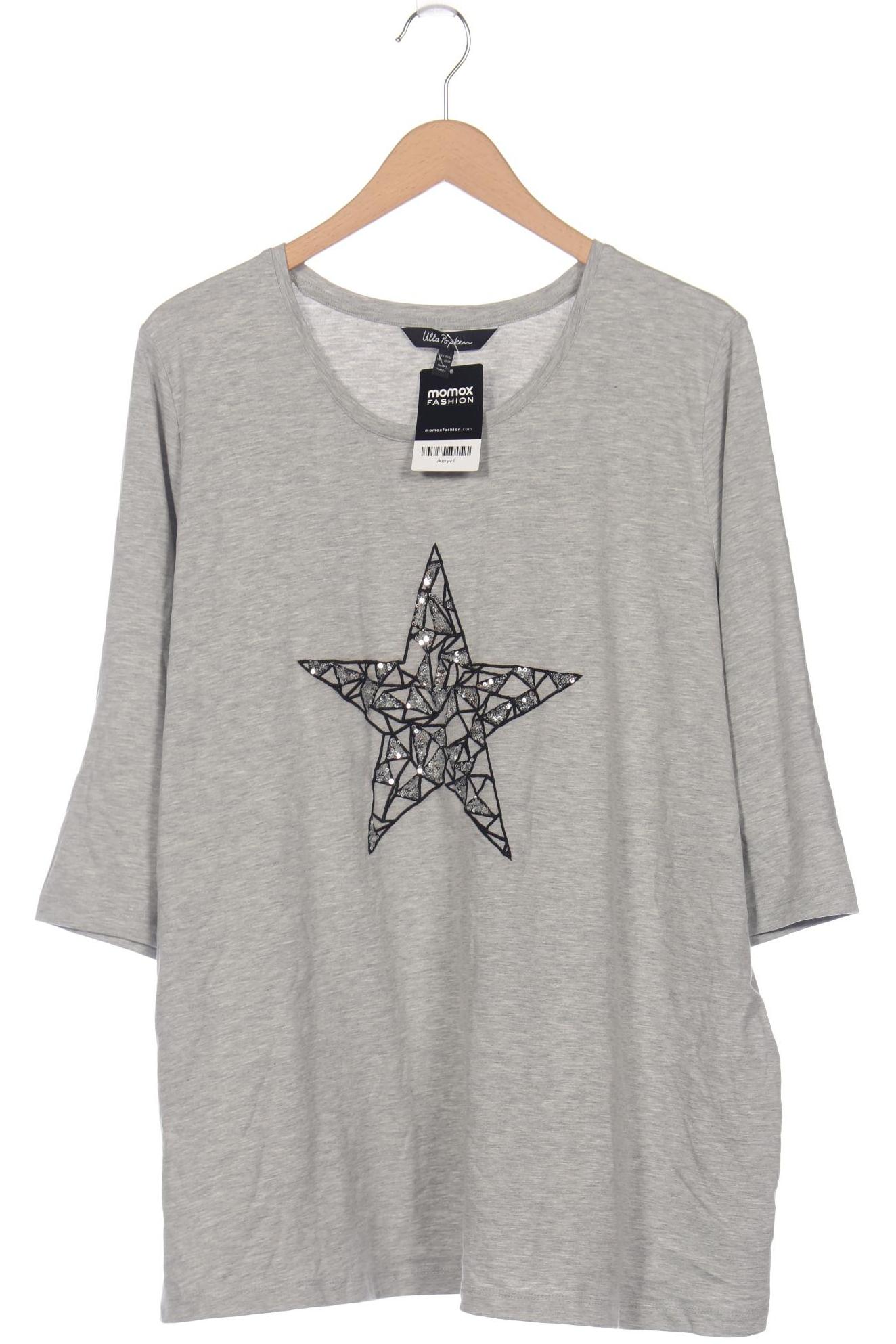 

Ulla Popken Damen Langarmshirt, grau, Gr. 50