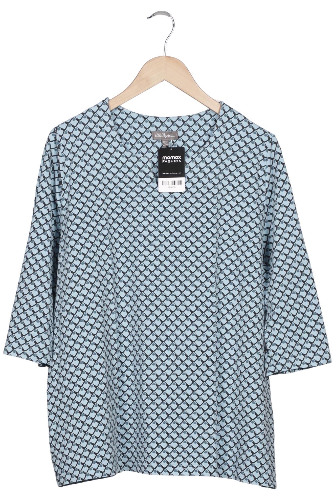 

Ulla Popken Damen Langarmshirt, blau, Gr. 46