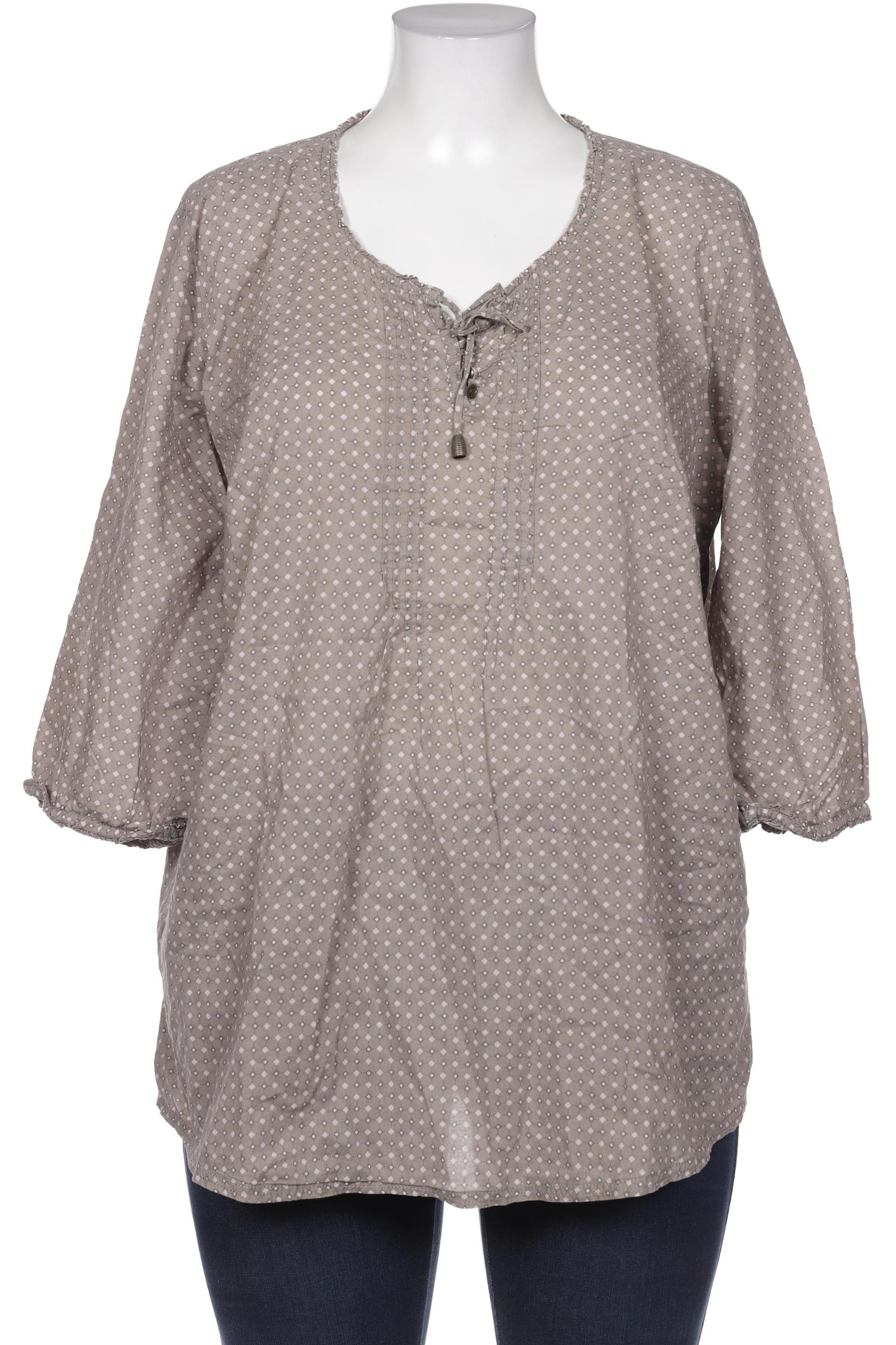 

Ulla Popken Damen Bluse, grau, Gr. 46