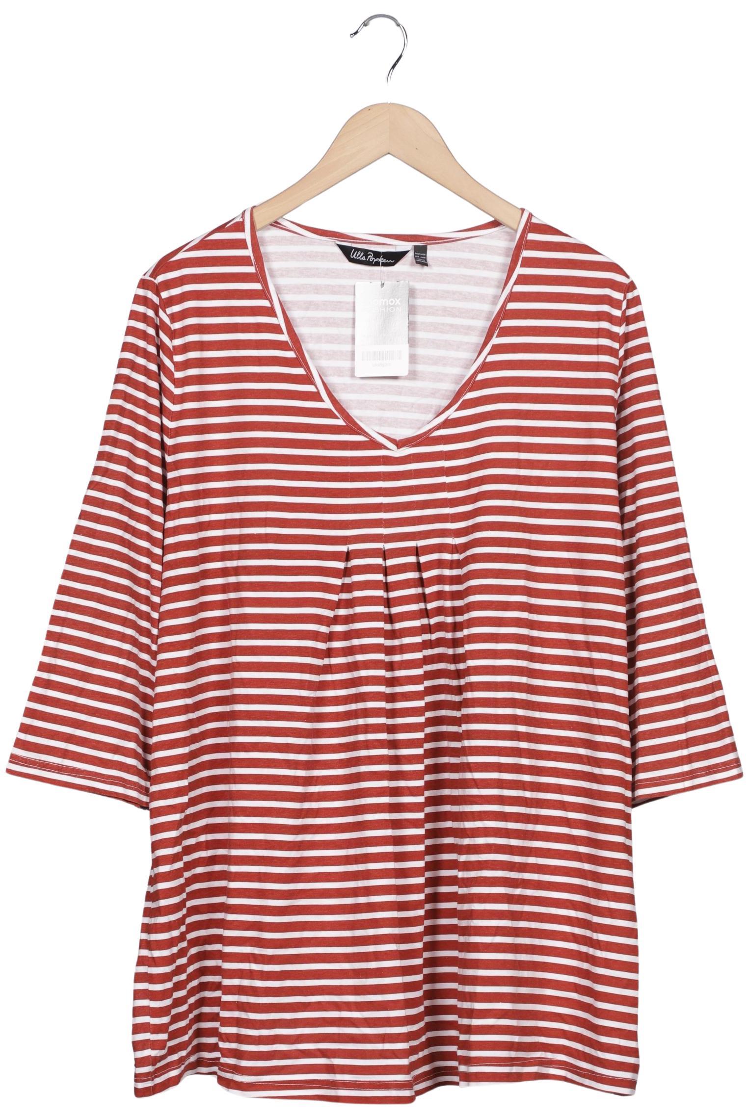 

Ulla Popken Damen Langarmshirt, rot, Gr. 54
