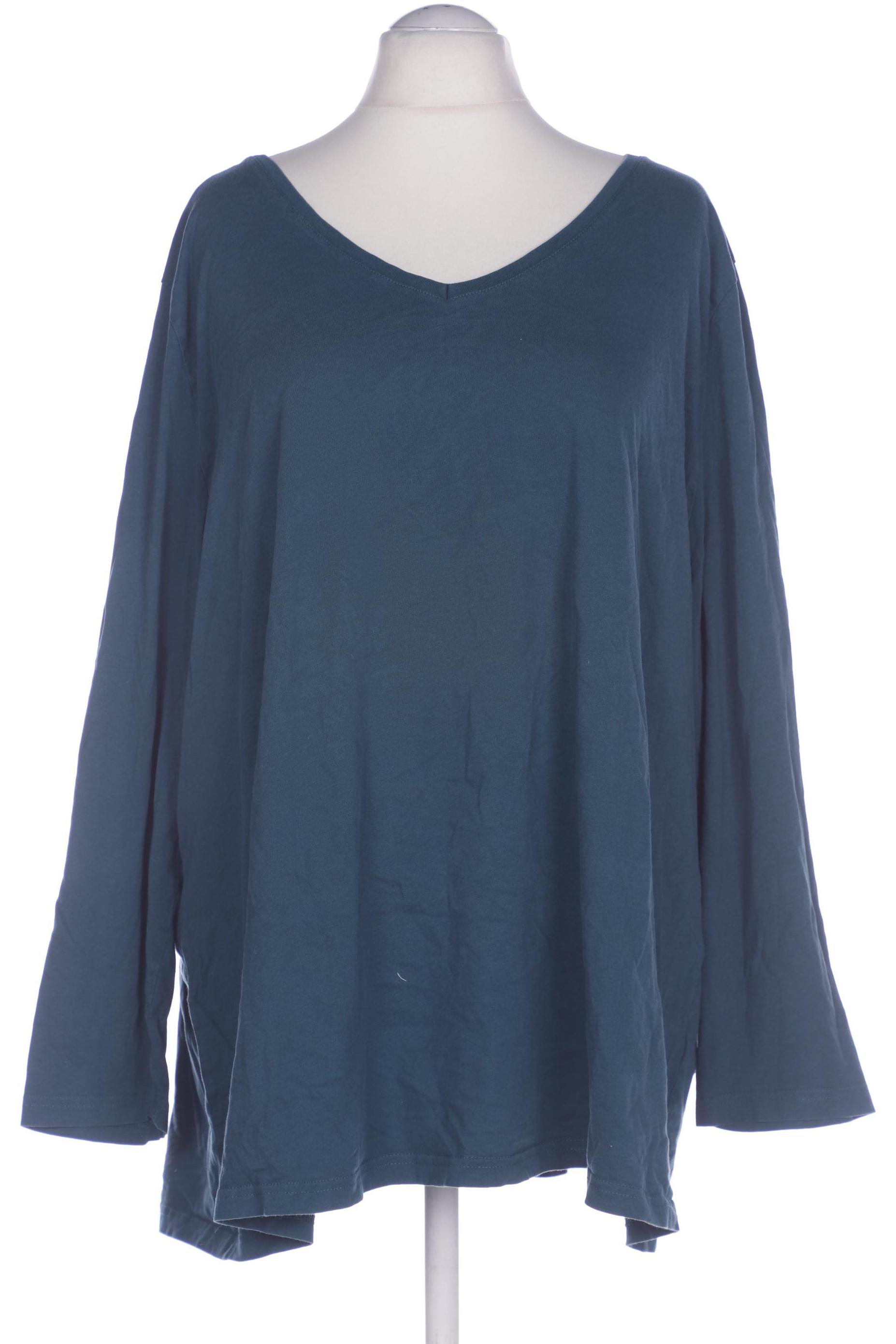 

Ulla Popken Damen Langarmshirt, blau