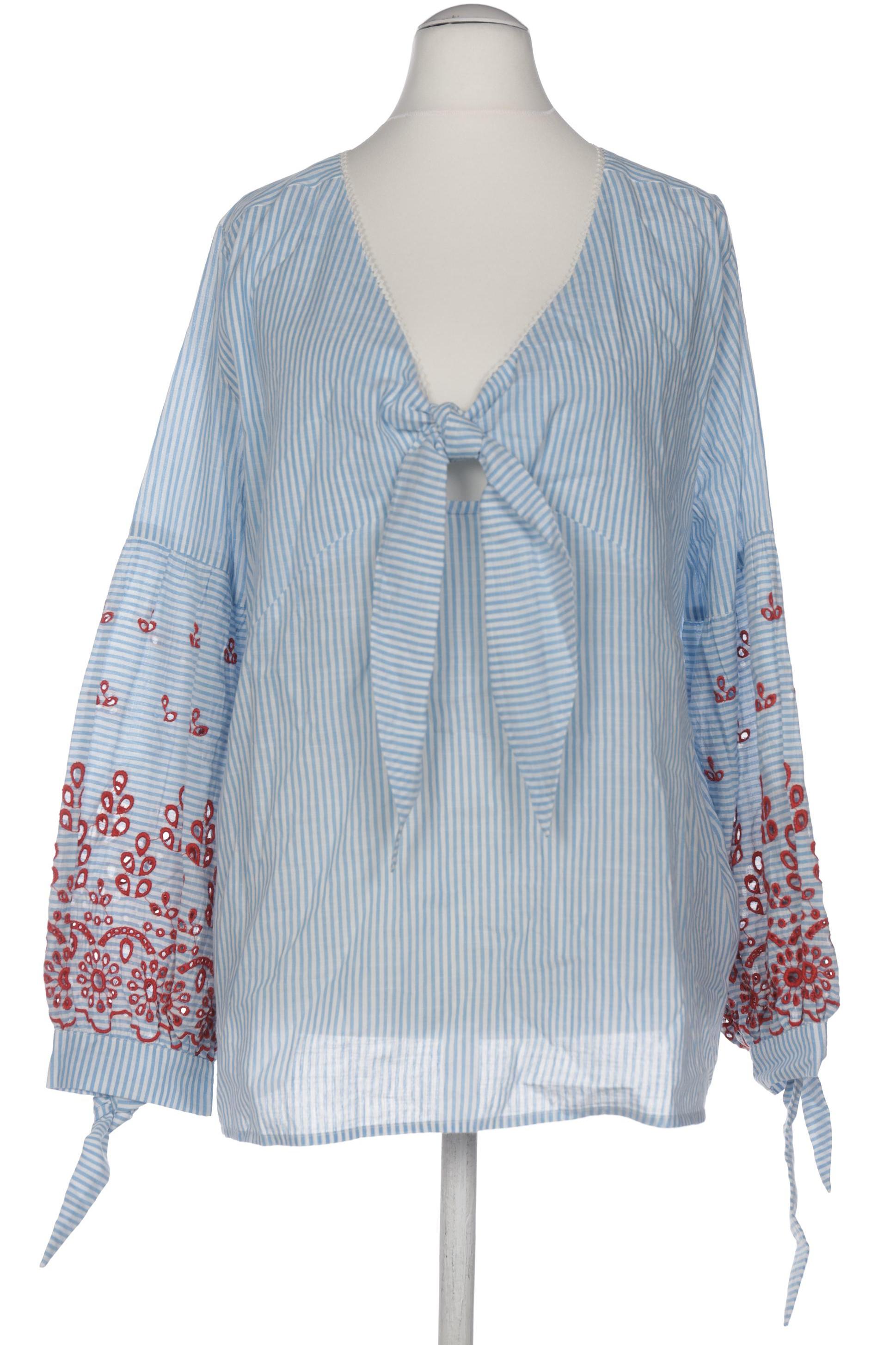 

Ulla Popken Damen Bluse, blau, Gr. 52