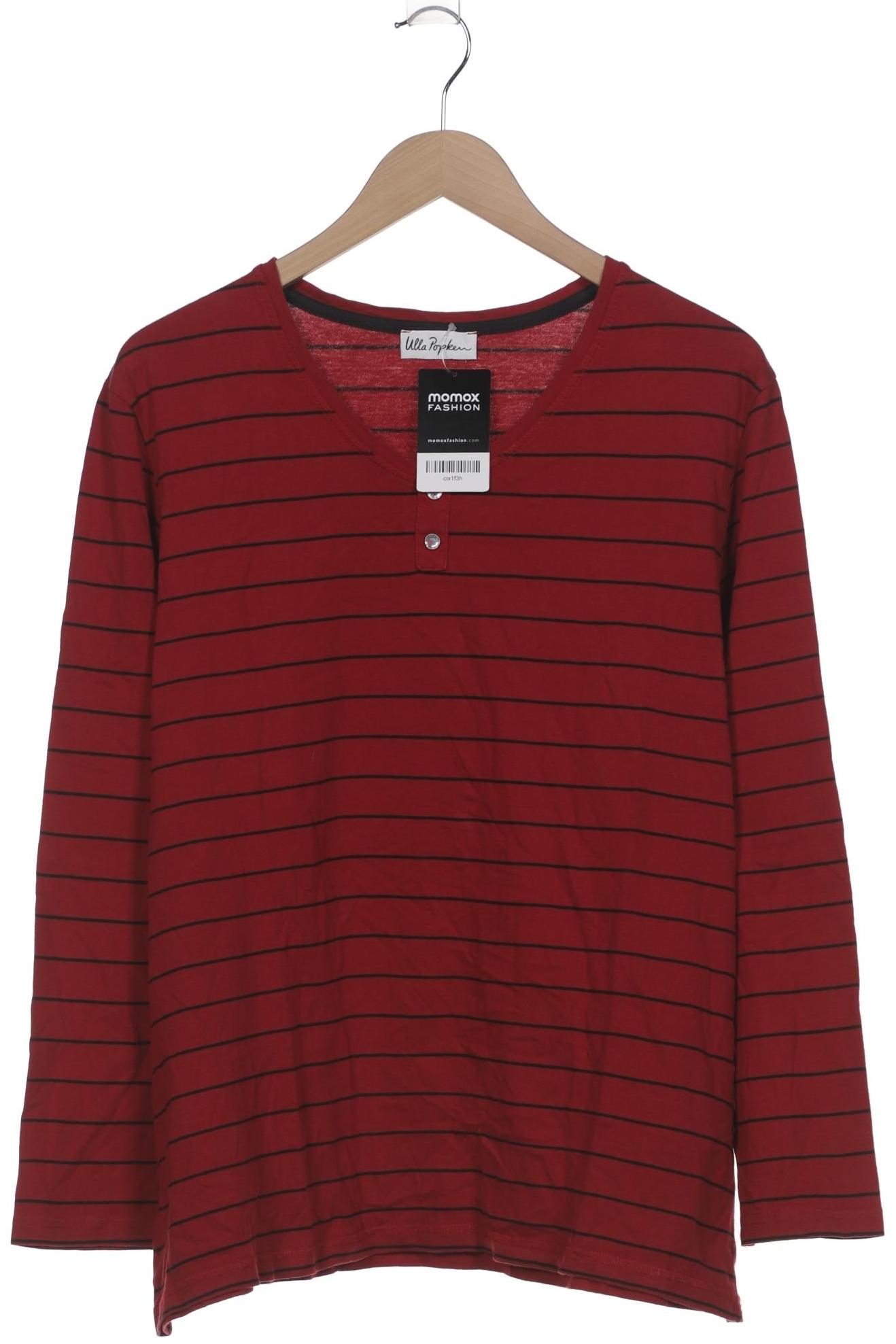 

Ulla Popken Damen Langarmshirt, rot, Gr. 46
