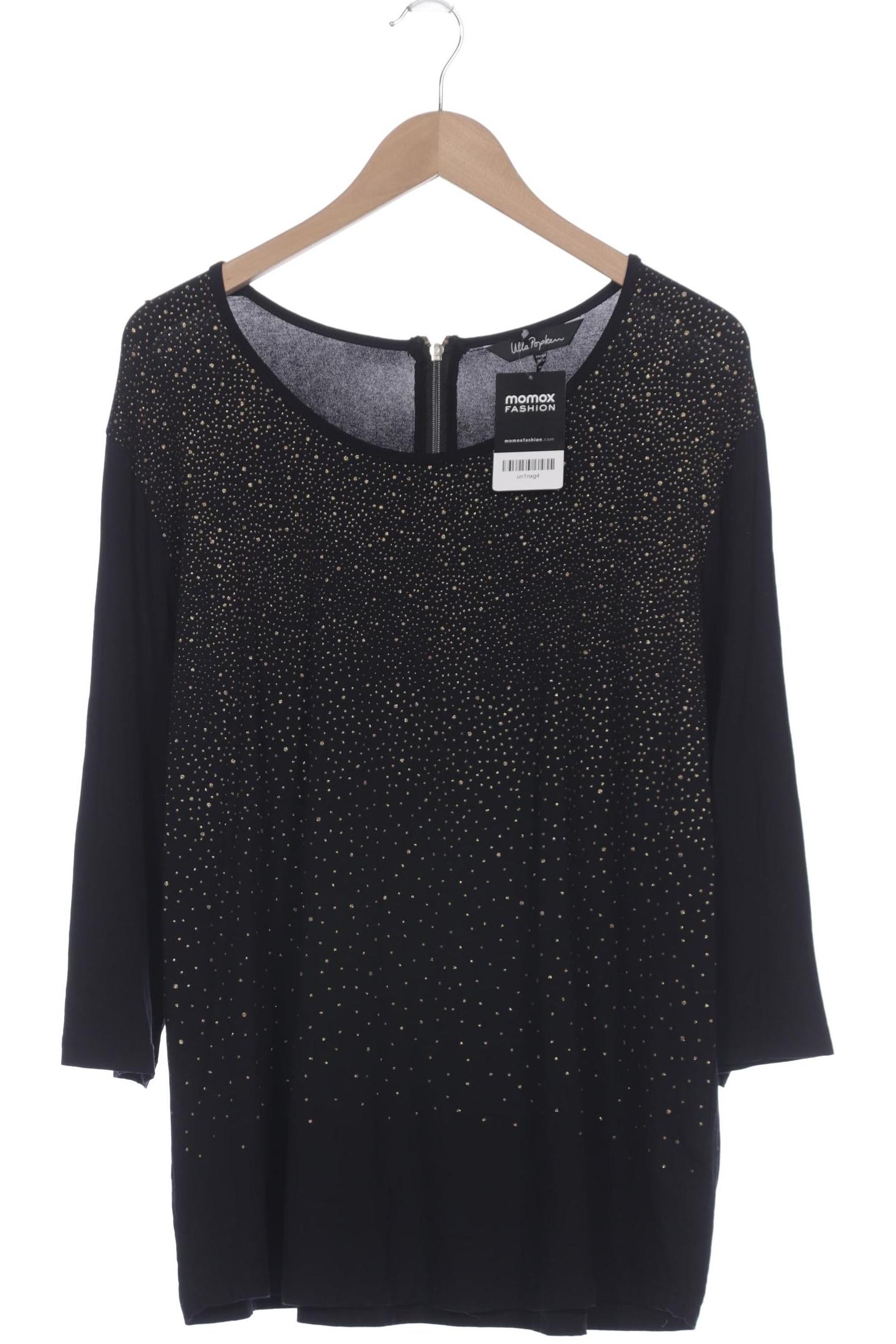 

Ulla Popken Damen Langarmshirt, schwarz, Gr. 46