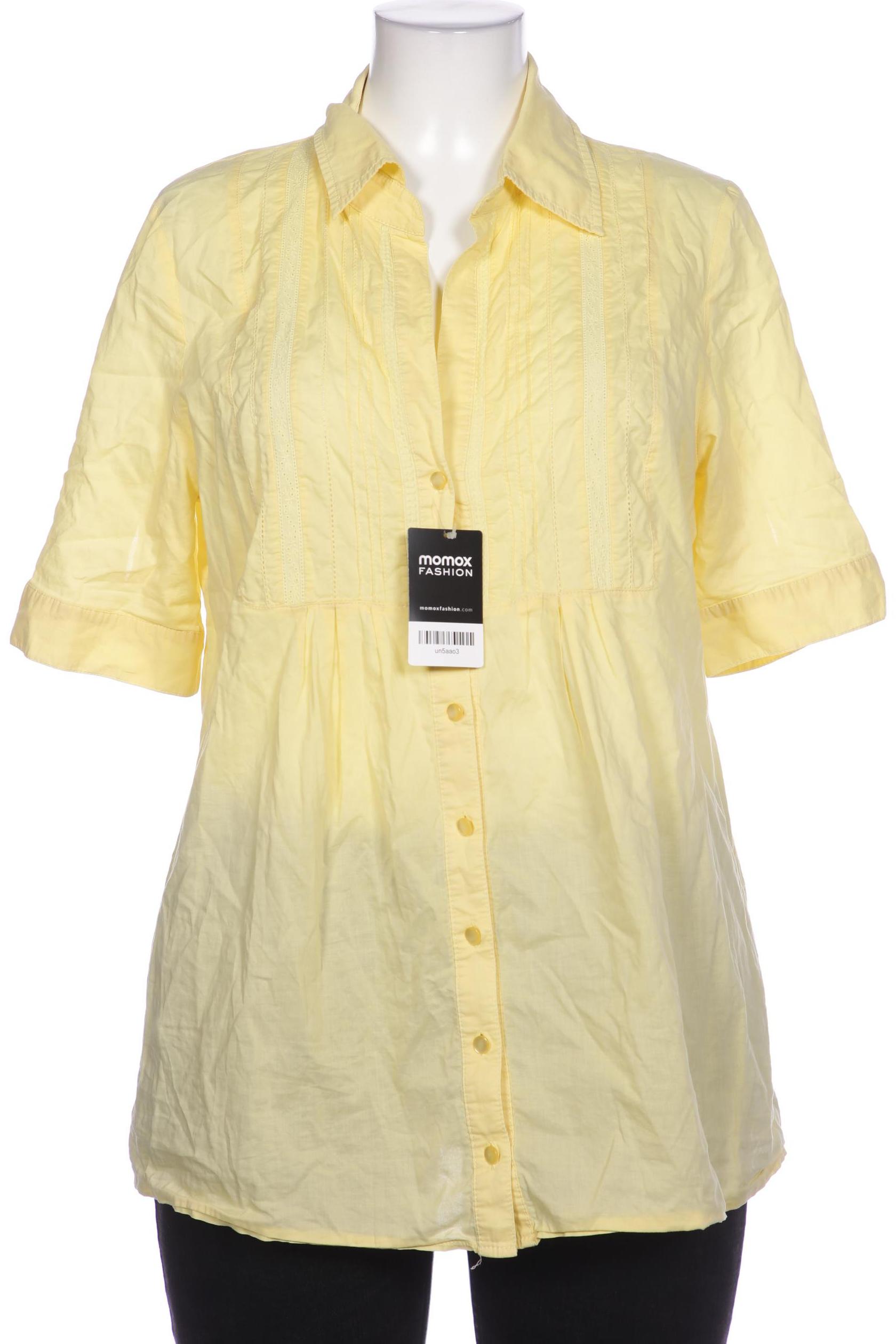 

Ulla Popken Damen Bluse, gelb, Gr. 46