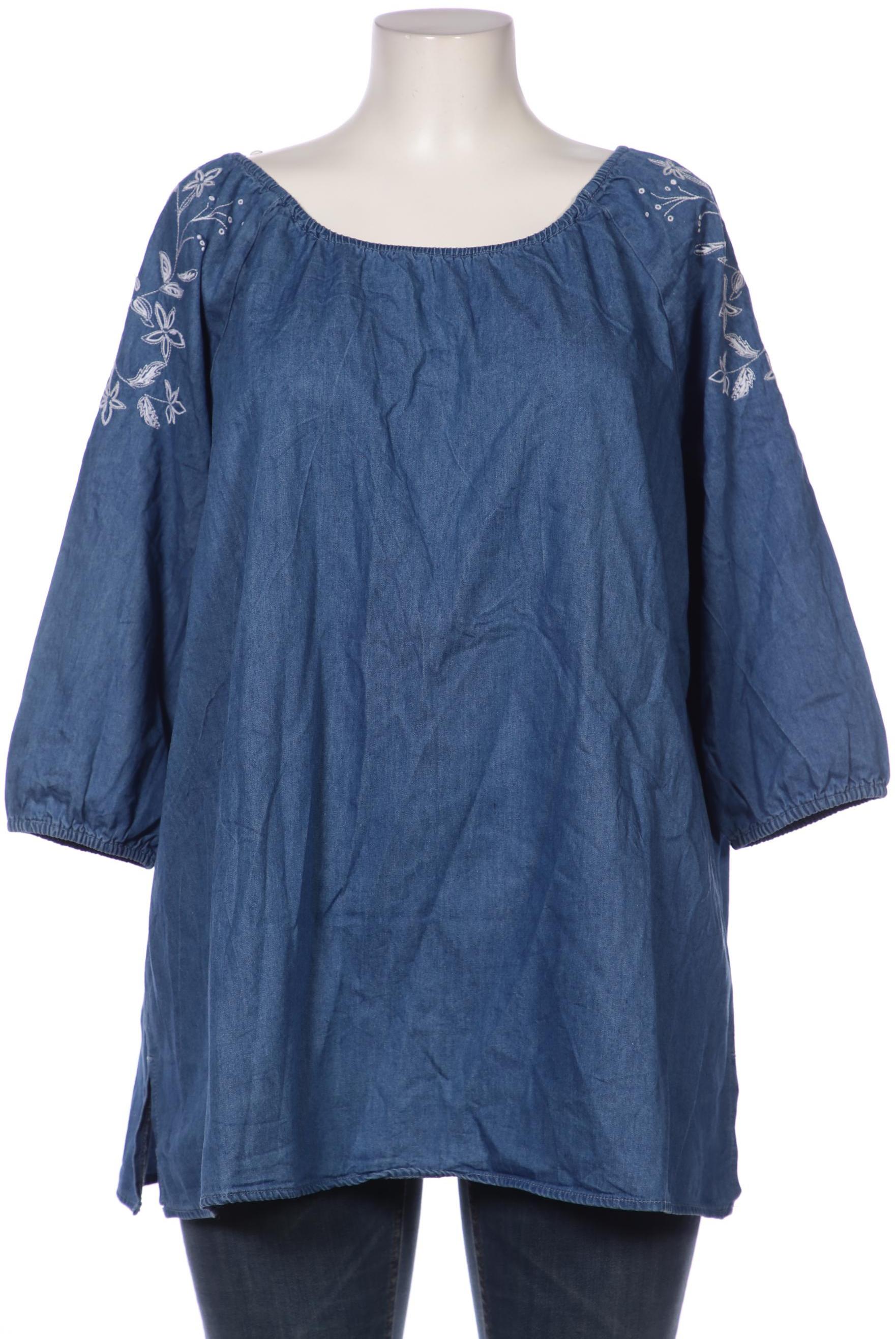 

Ulla Popken Damen Bluse, blau, Gr. 50