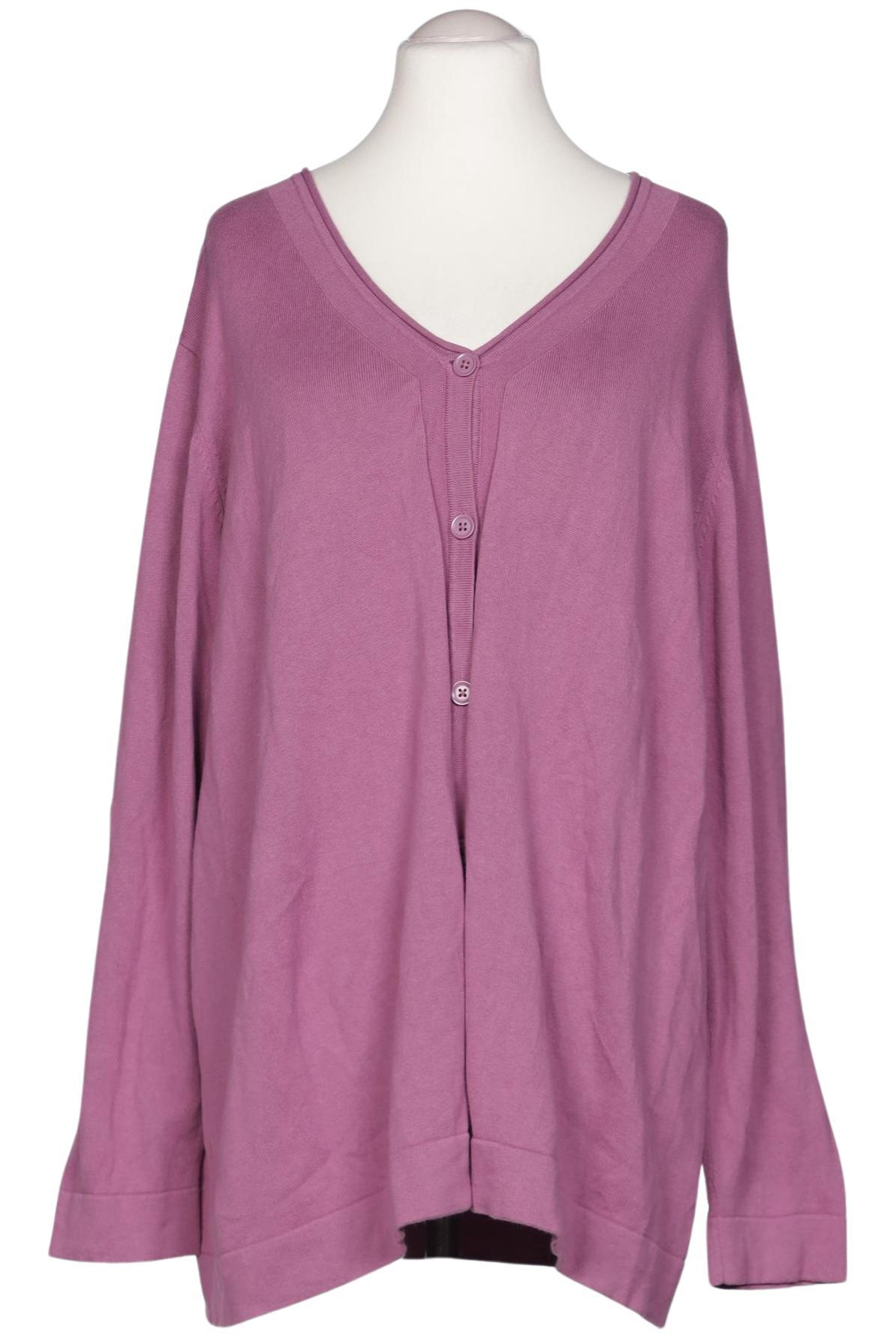 

Ulla Popken Damen Strickjacke, flieder, Gr. 54