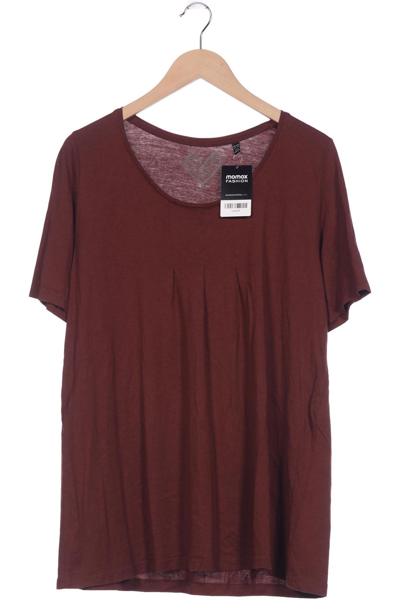 

Ulla Popken Damen T-Shirt, braun, Gr. 46