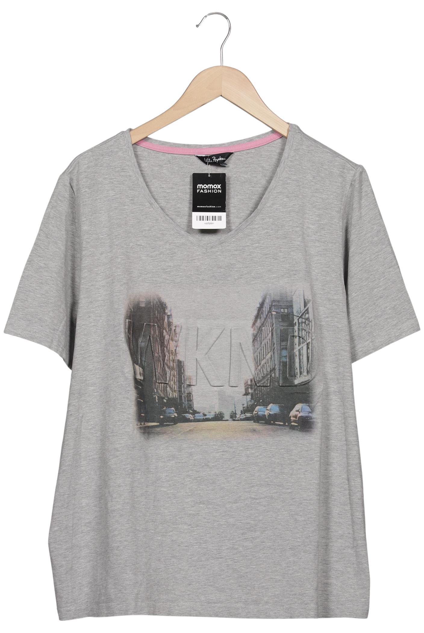 

Ulla Popken Damen T-Shirt, grau, Gr. 50