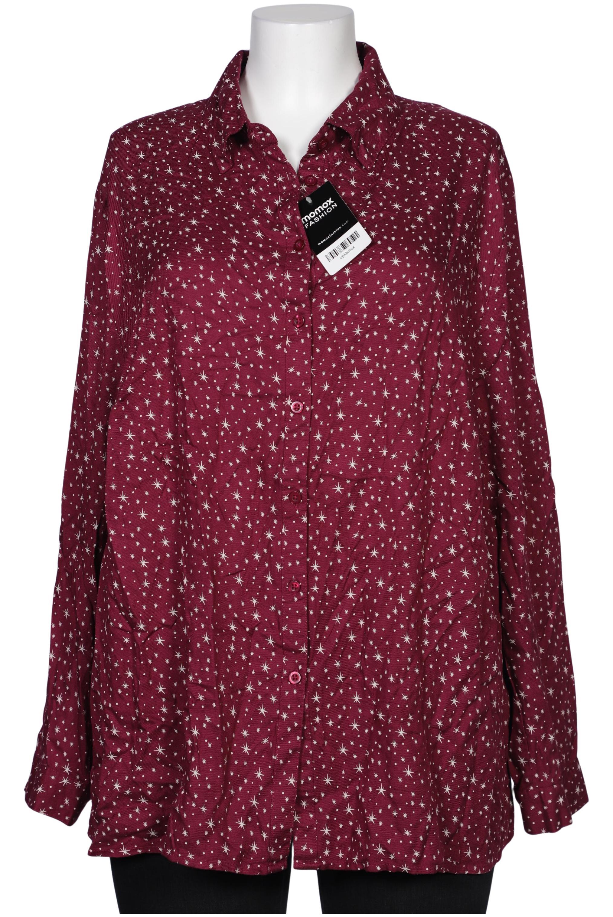 

Ulla Popken Damen Bluse, bordeaux, Gr. 50