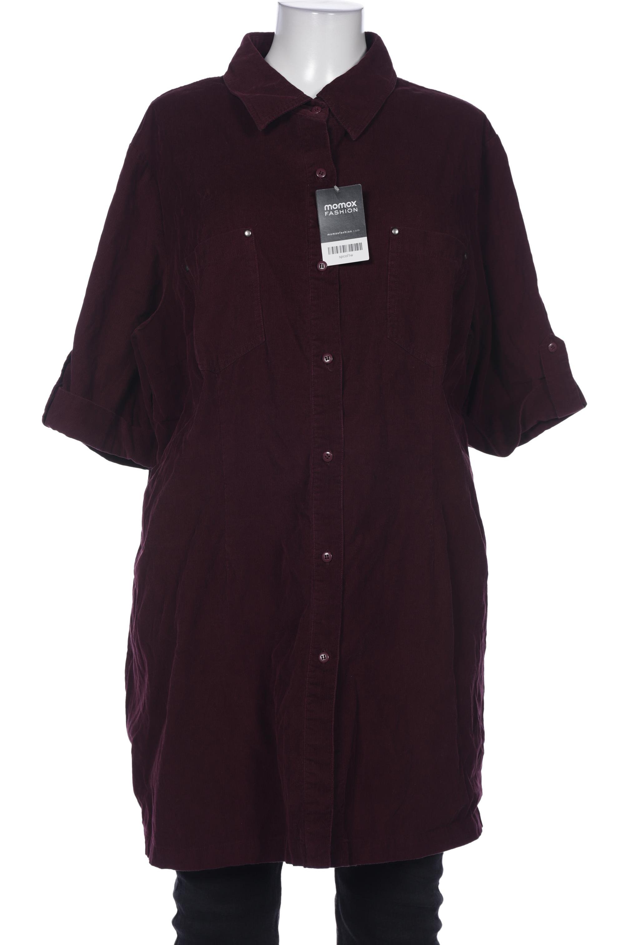 

Ulla Popken Damen Bluse, bordeaux, Gr. 50