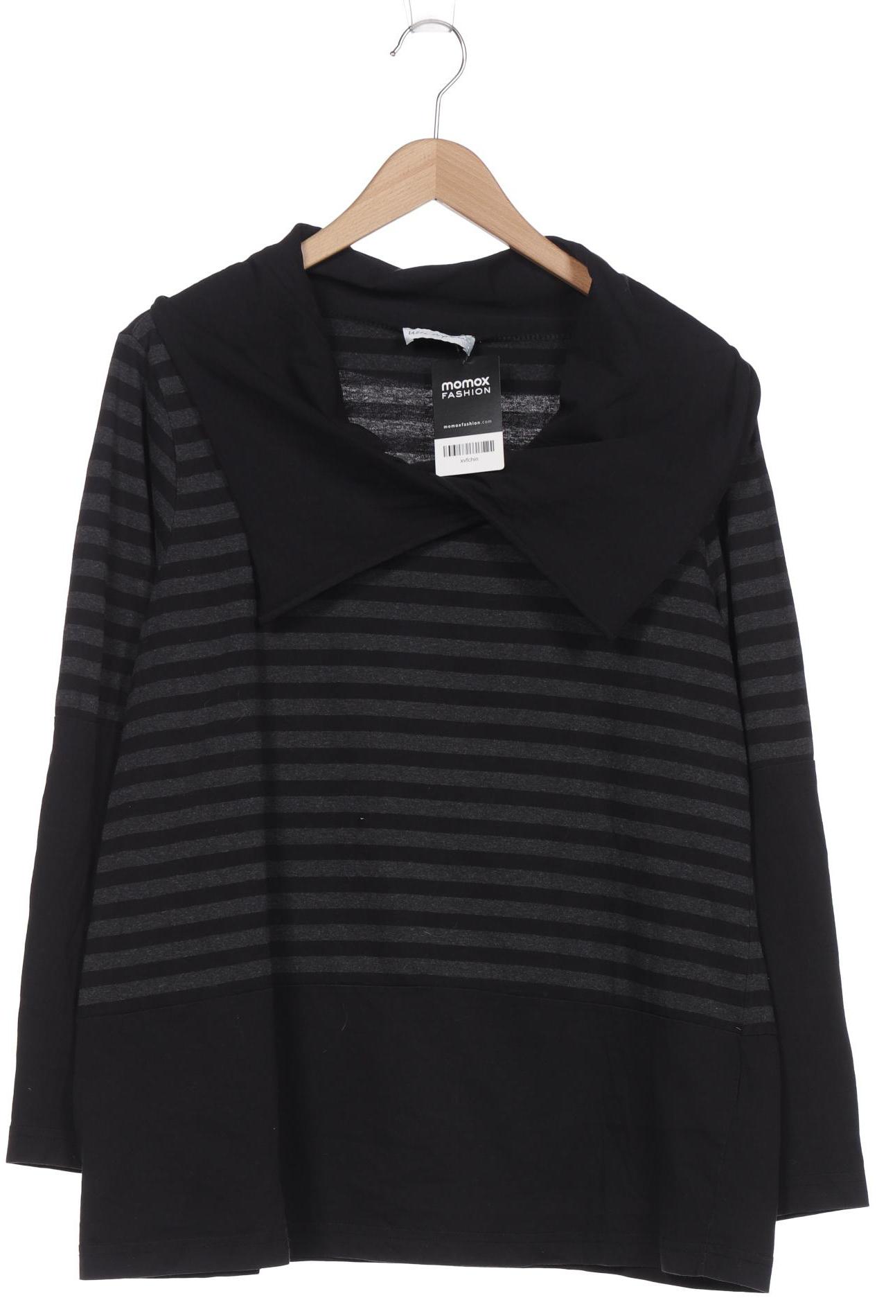 

Ulla Popken Damen Langarmshirt, schwarz, Gr. 46