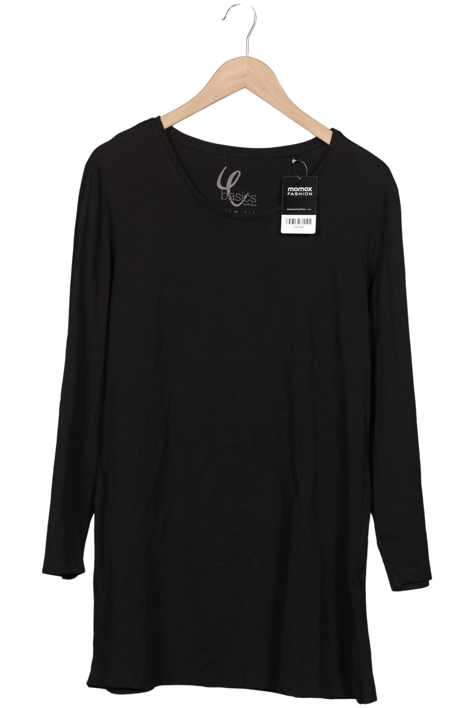 

Ulla Popken Damen Langarmshirt, schwarz, Gr. 46